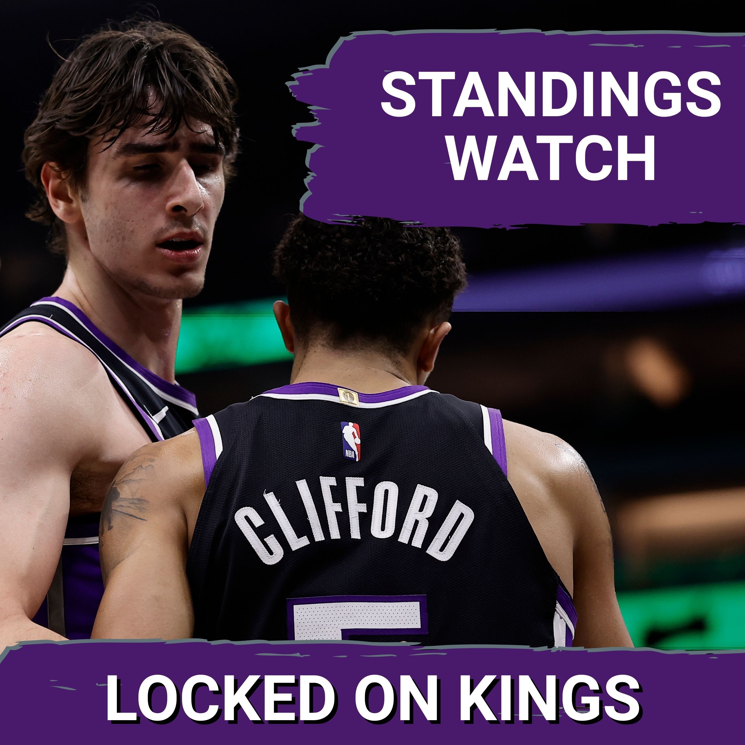 Where do Kings sit in LOTTERY CHASE with 15 games remaining in season?