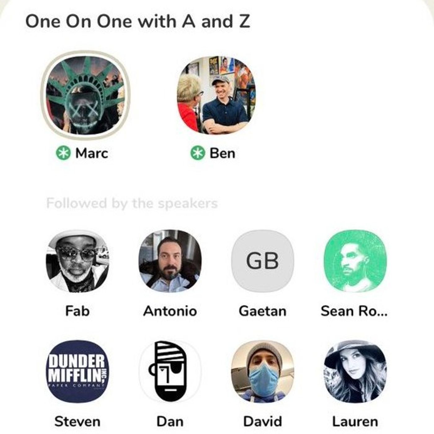 cover of episode One on One with A and Z #1