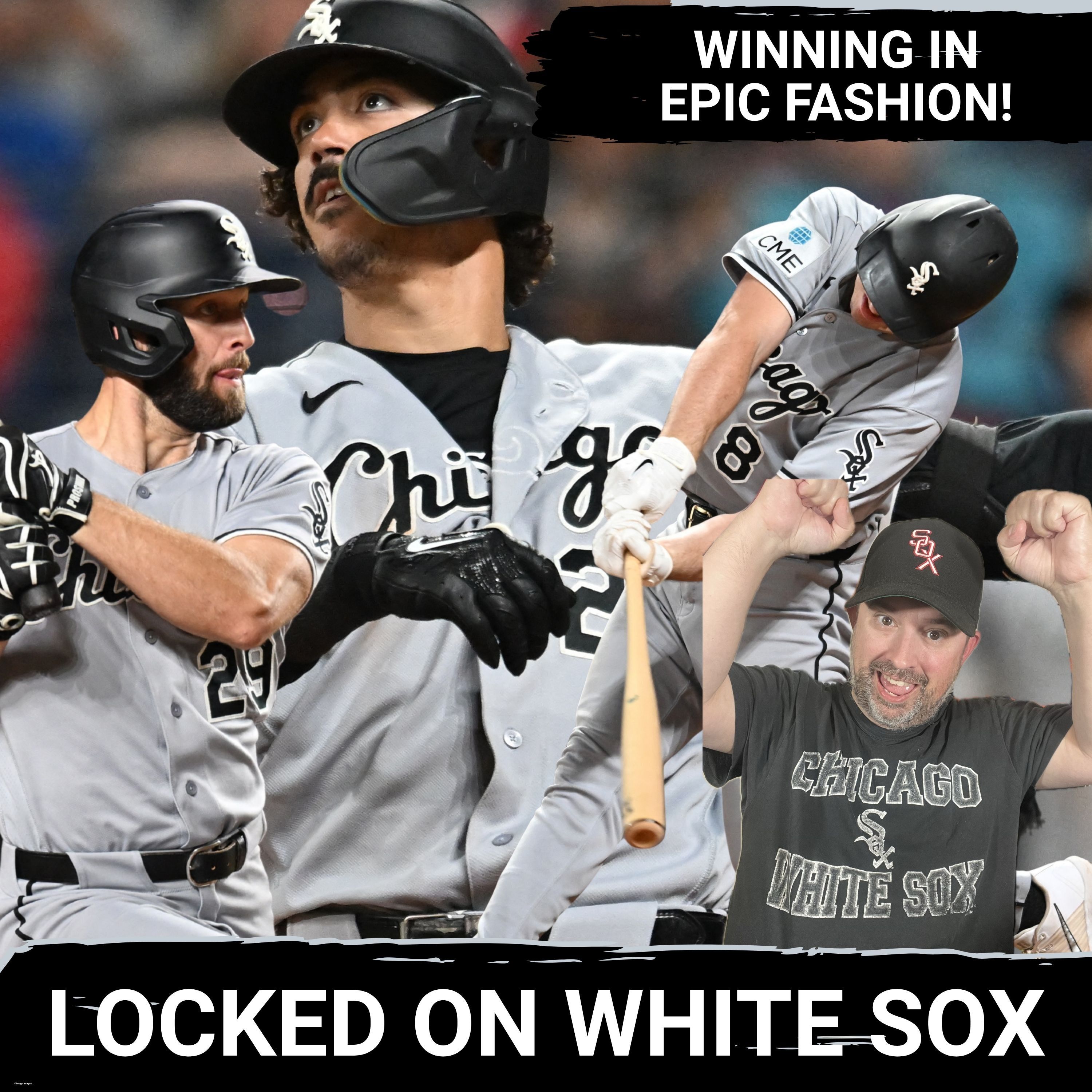 Tristan Peters, Kyle Teel, and Miguel Vargas DRIVE White Sox to an EPIC victory over the Guardians episode artwork