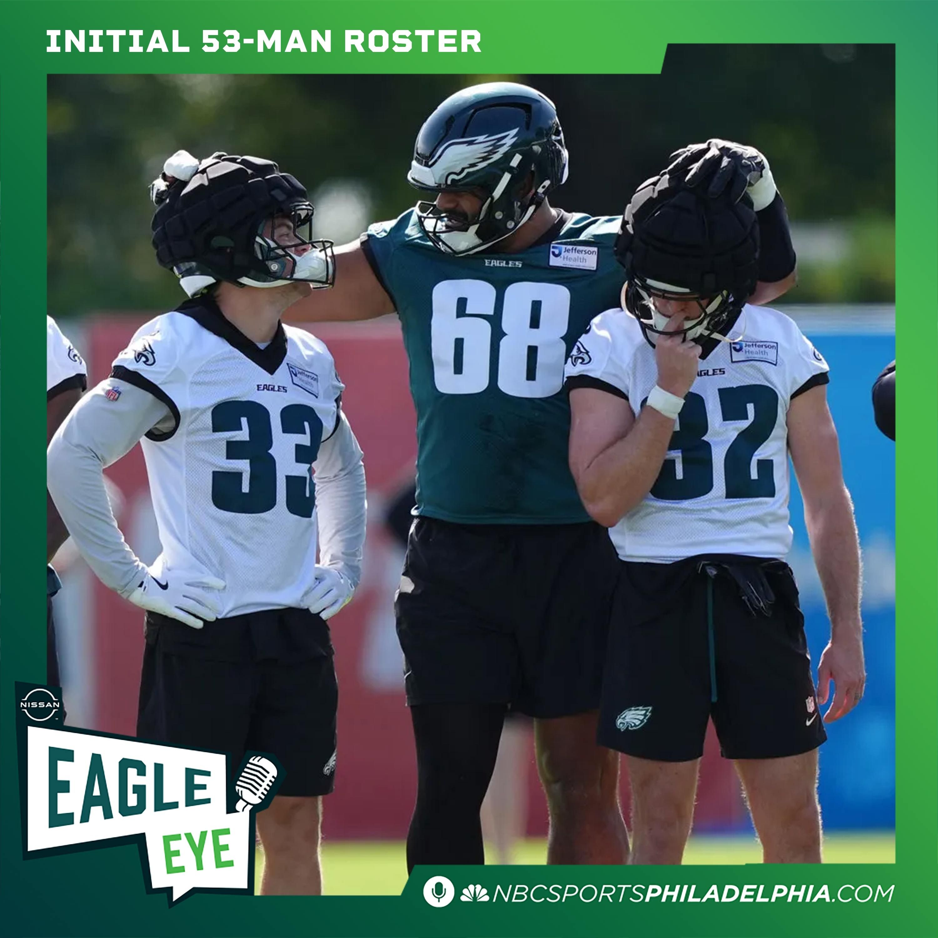 Breaking down the Eagles' initial 53-man roster in 2025
