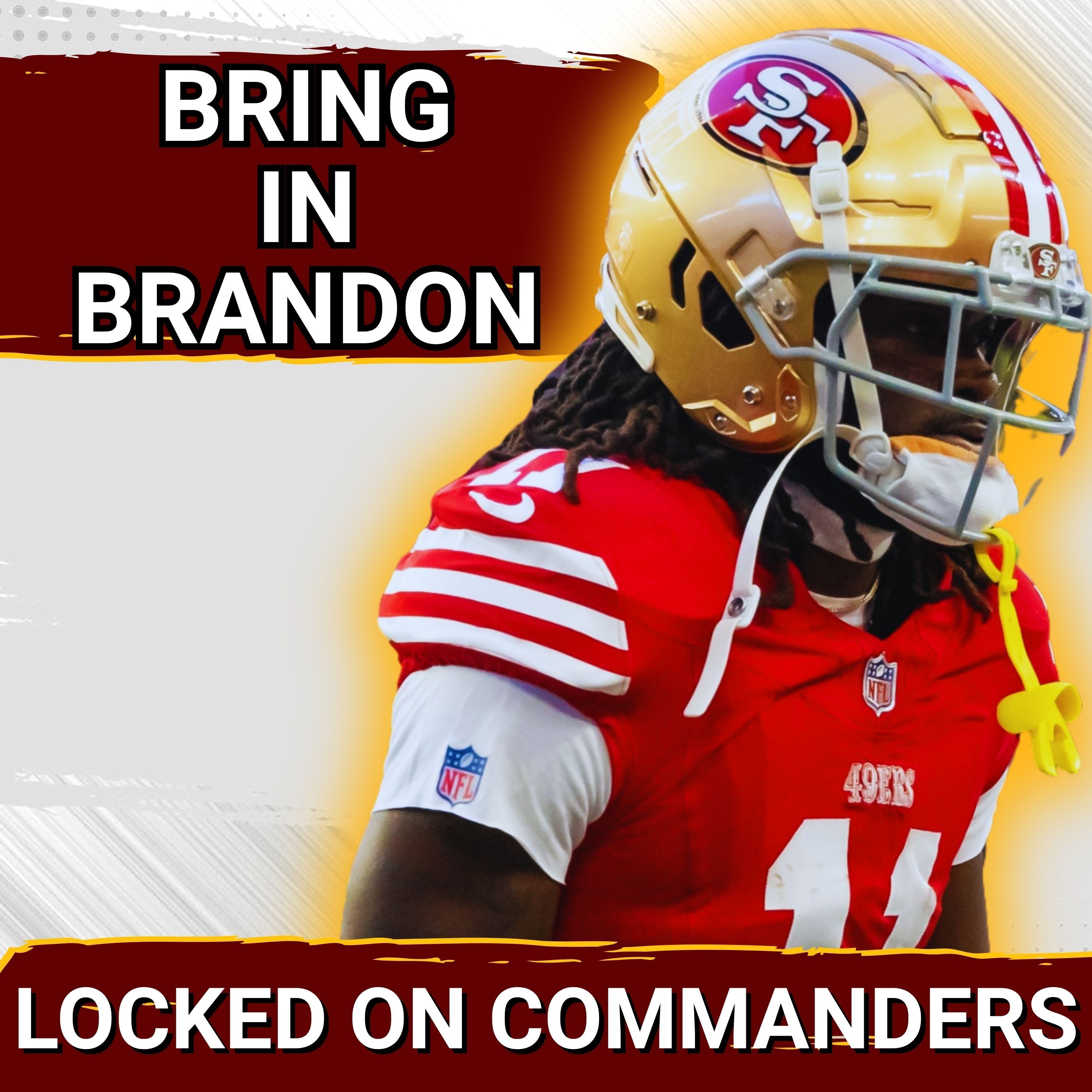 BRANDON AIYUK: Commanders in PERFECT Position to Reunite WR with Jayden Daniels After NFL Draft