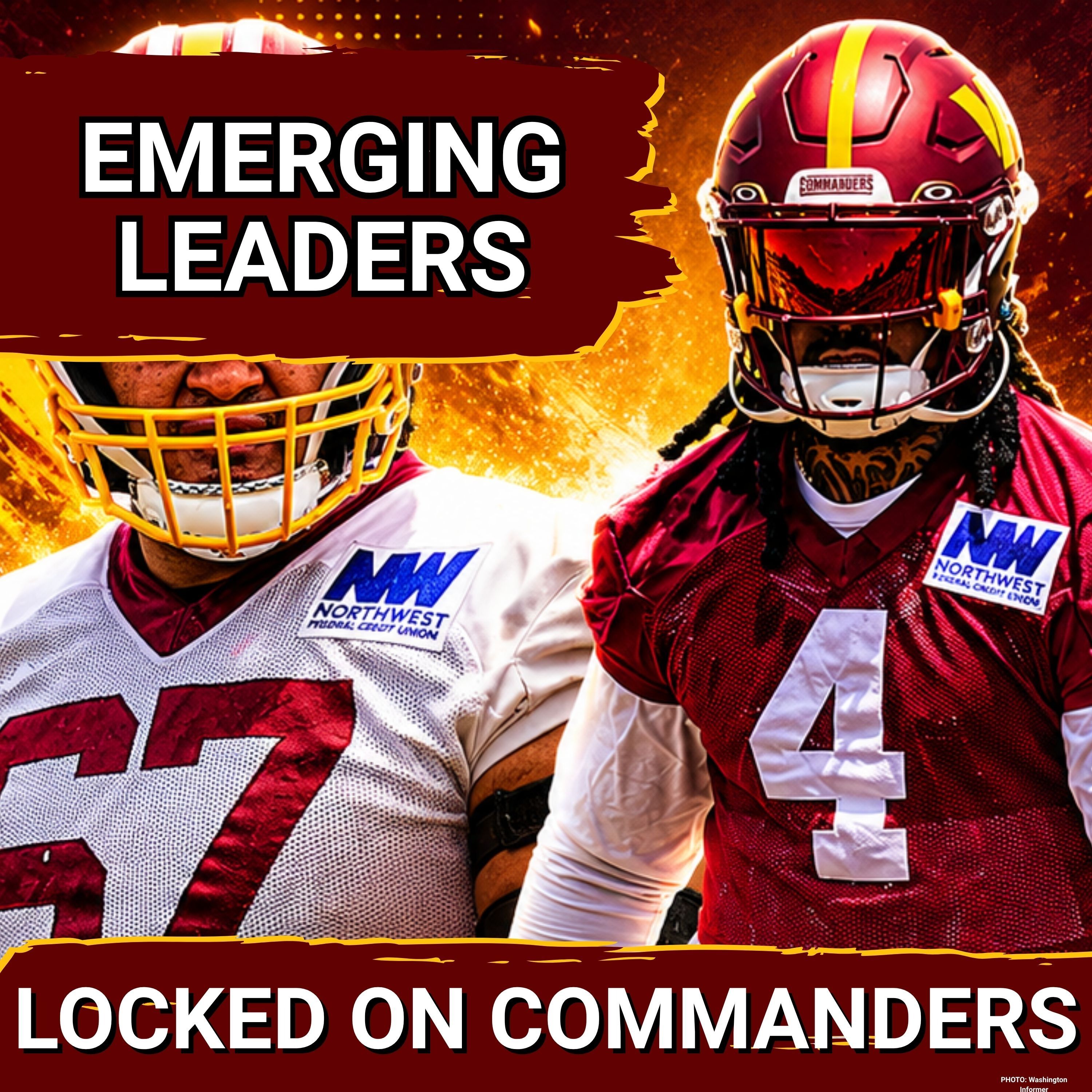 EMERGING VOICES: Commanders Frankie Luvu and Nick Allegretti EMBRACING New Leadership Roles