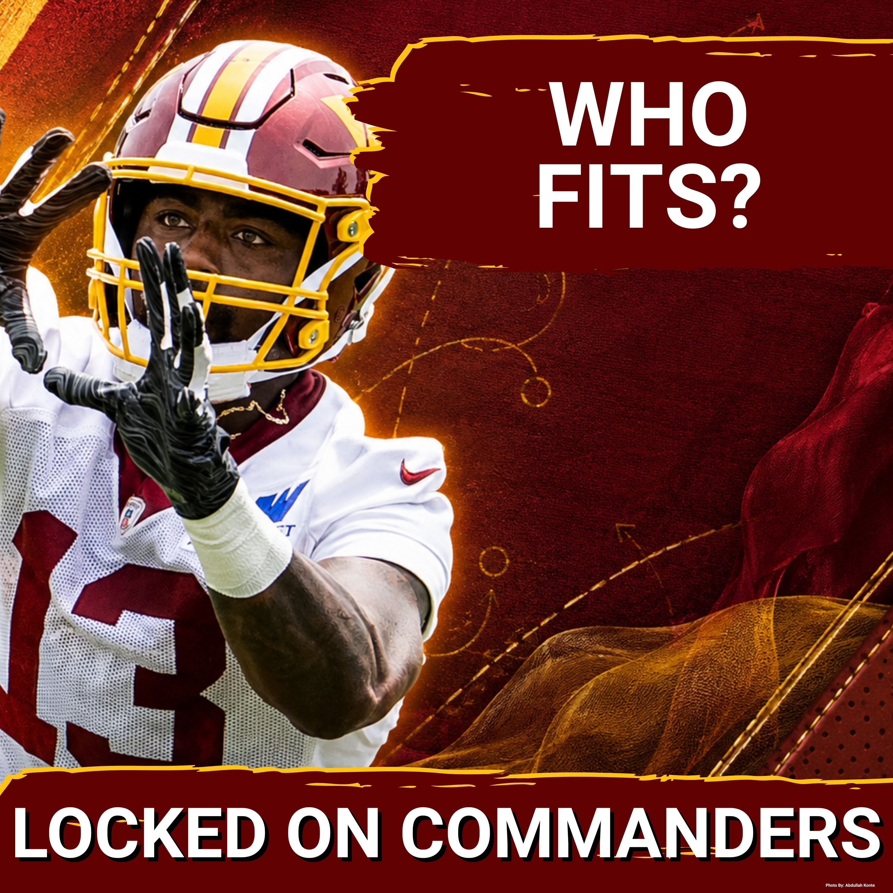 WR2 RACE: Burks, McCaffrey Give Commanders Options Around Jayden