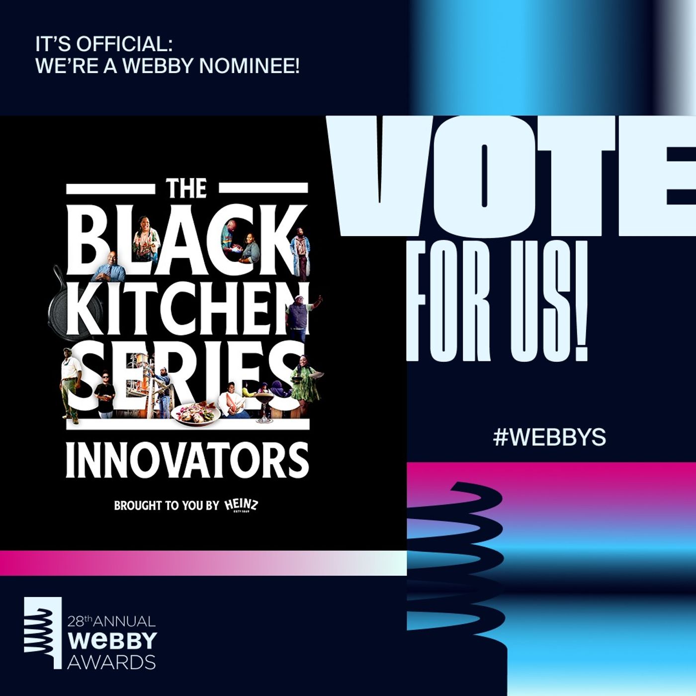 We're Nominated for a Webby!
