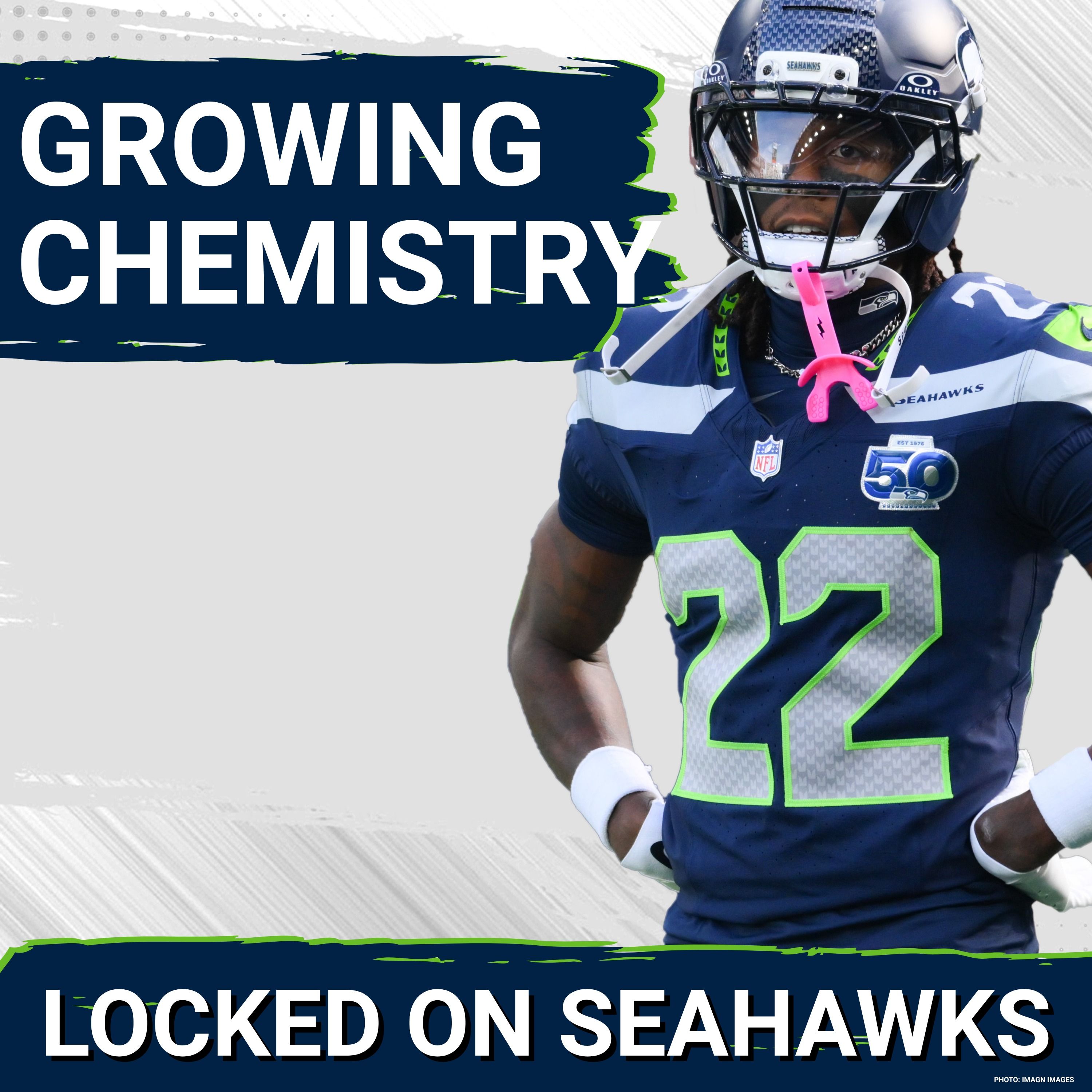 Sam Darnold, Rashid Shaheed GROWING CHEMISTRY at Seattle Seahawks OTA Practices episode artwork