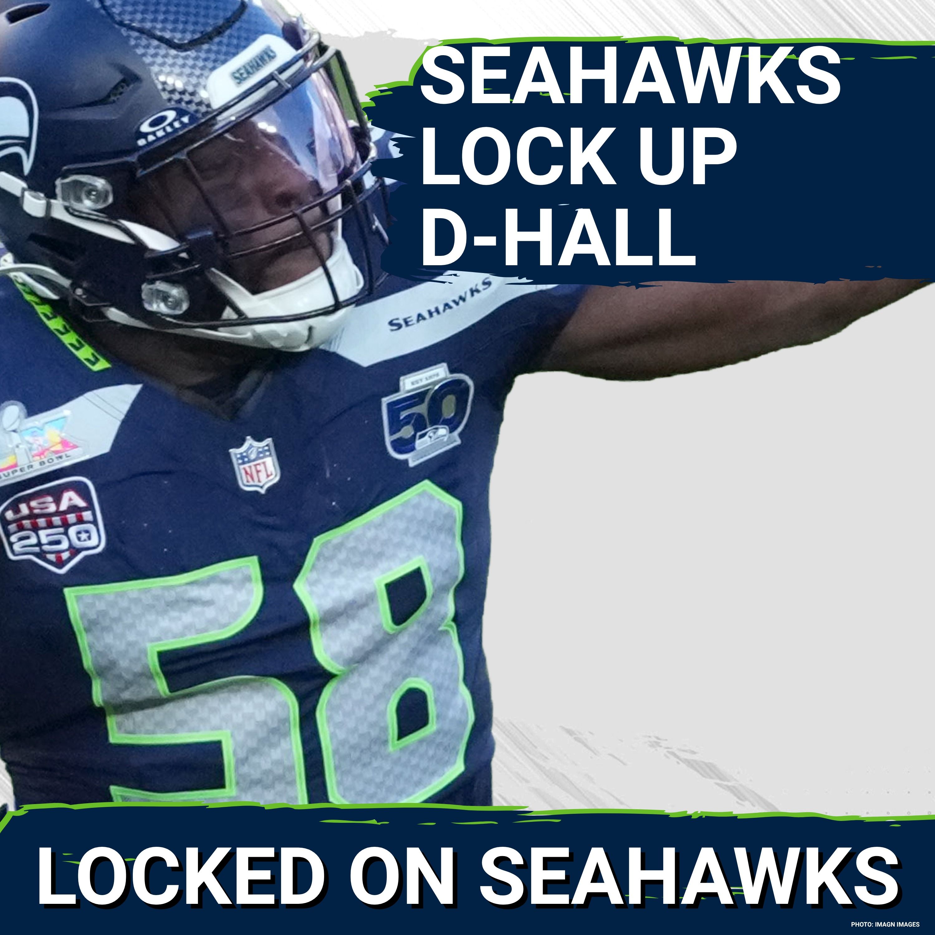 Seattle Seahawks LOCK UP Derick Hall, STABILIZE EDGE Group Beyond 2026 episode artwork