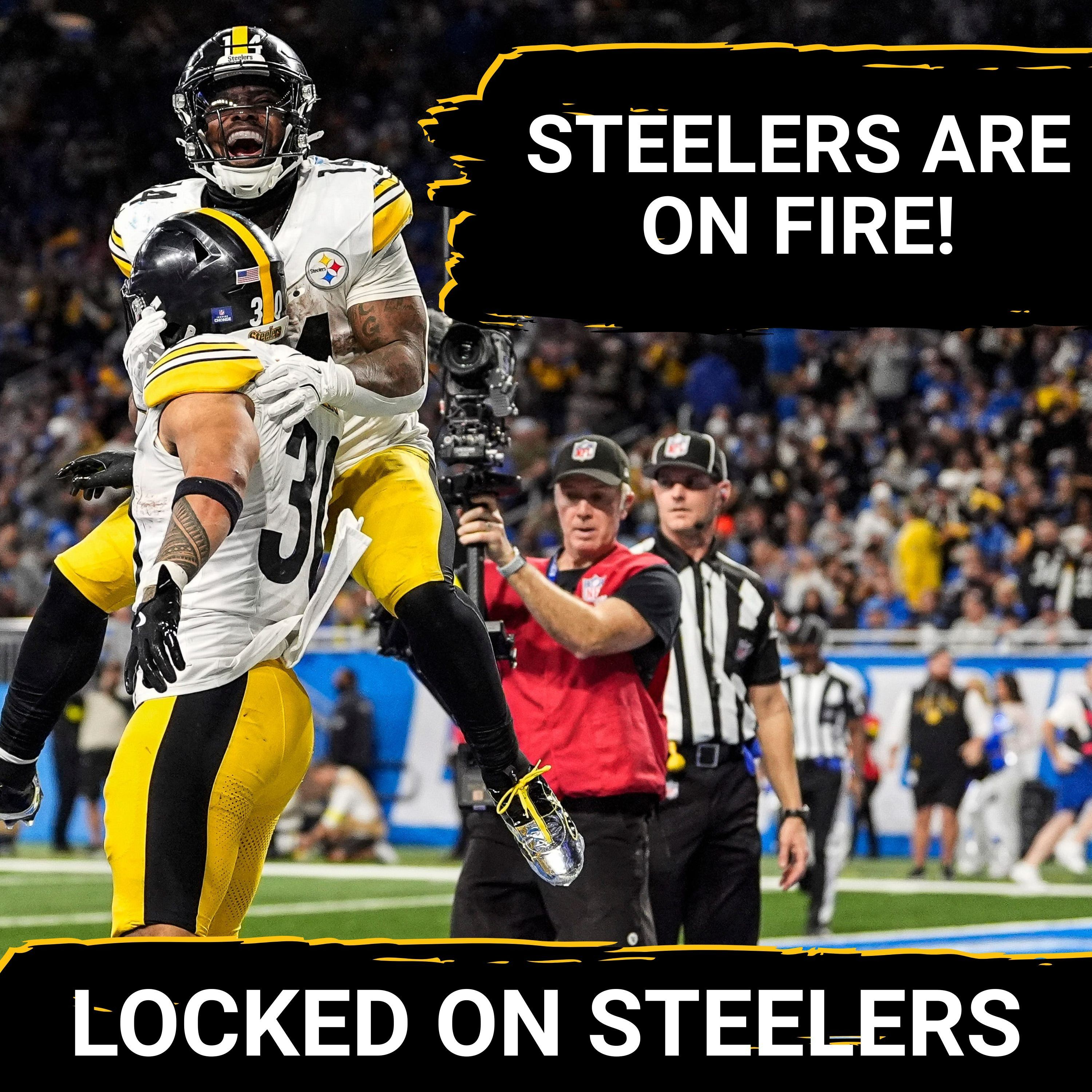 Steelers ON FIRE w/29-24 Statement Win vs Lions | Jaylen Warren, Kenneth Gainwell a Dynamic RB Duo