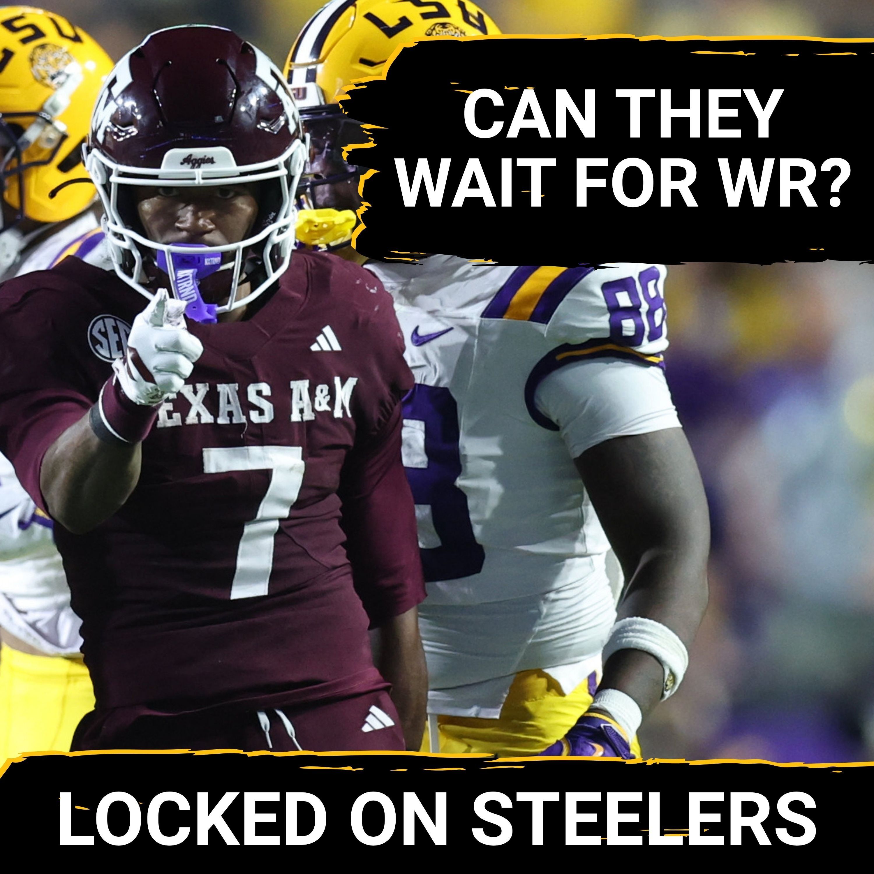 Can Steelers Wait for Omar Cooper Jr. Without Trading Up? | 1st Round Mock Draft 2.0 | Keep the 3-4?