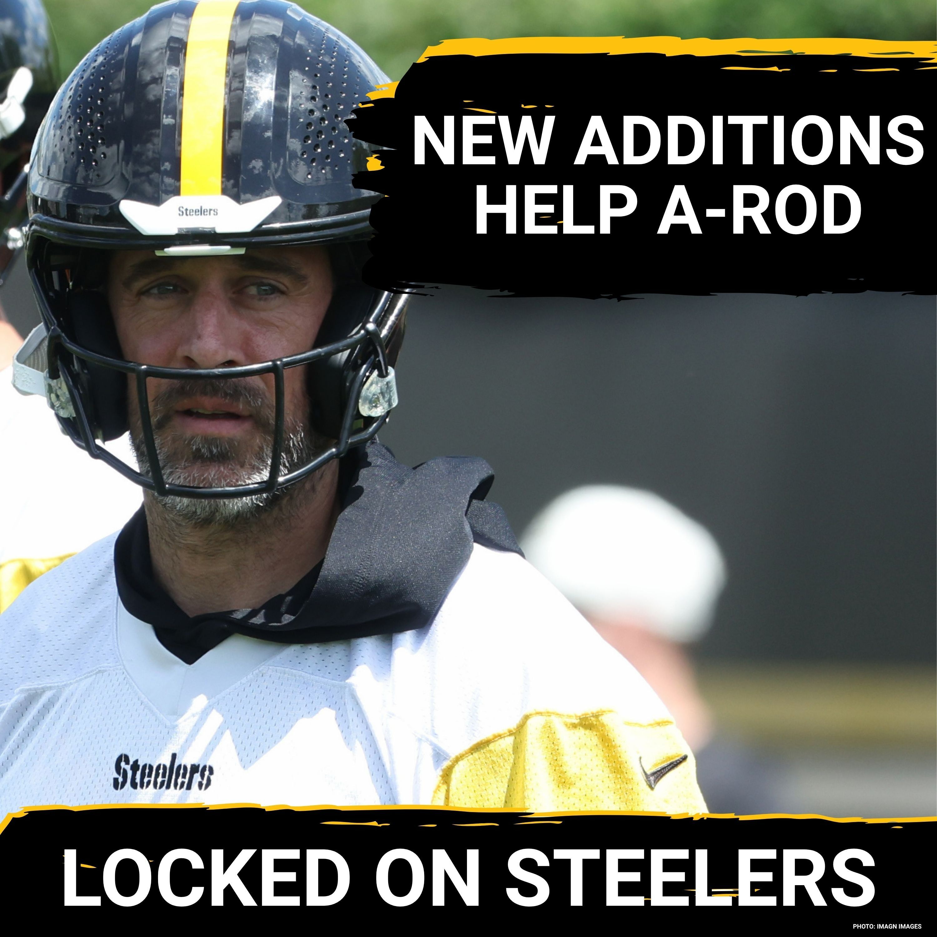 Steelers' New Additions Michael Pittman Jr., Germie Bernard Set Aaron Rodgers to Lead Efficient Unit episode artwork