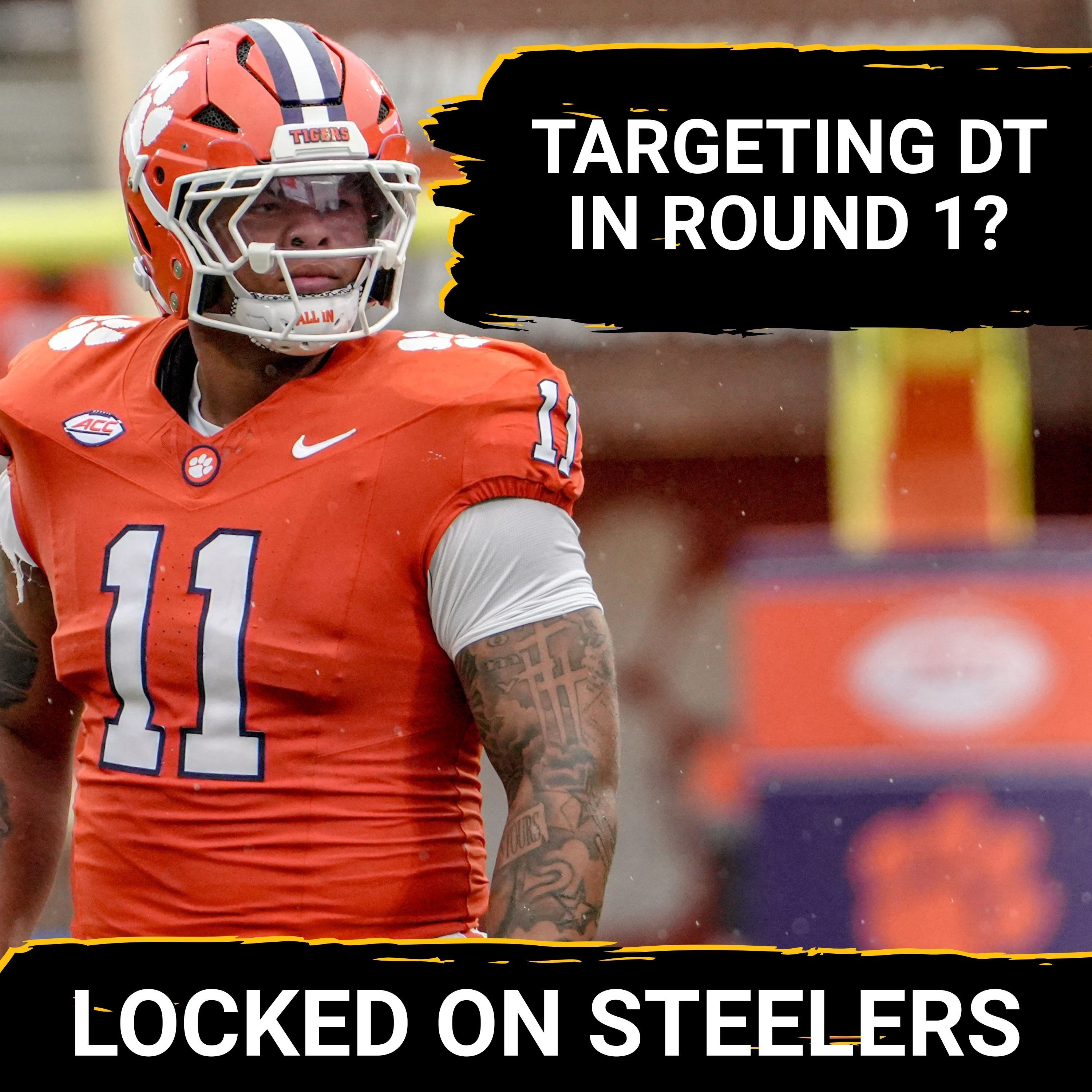 Steelers Targeting NFL Draft DTs in Round 1 Again? | Search for Nose Tackle | Where's WR Priority?