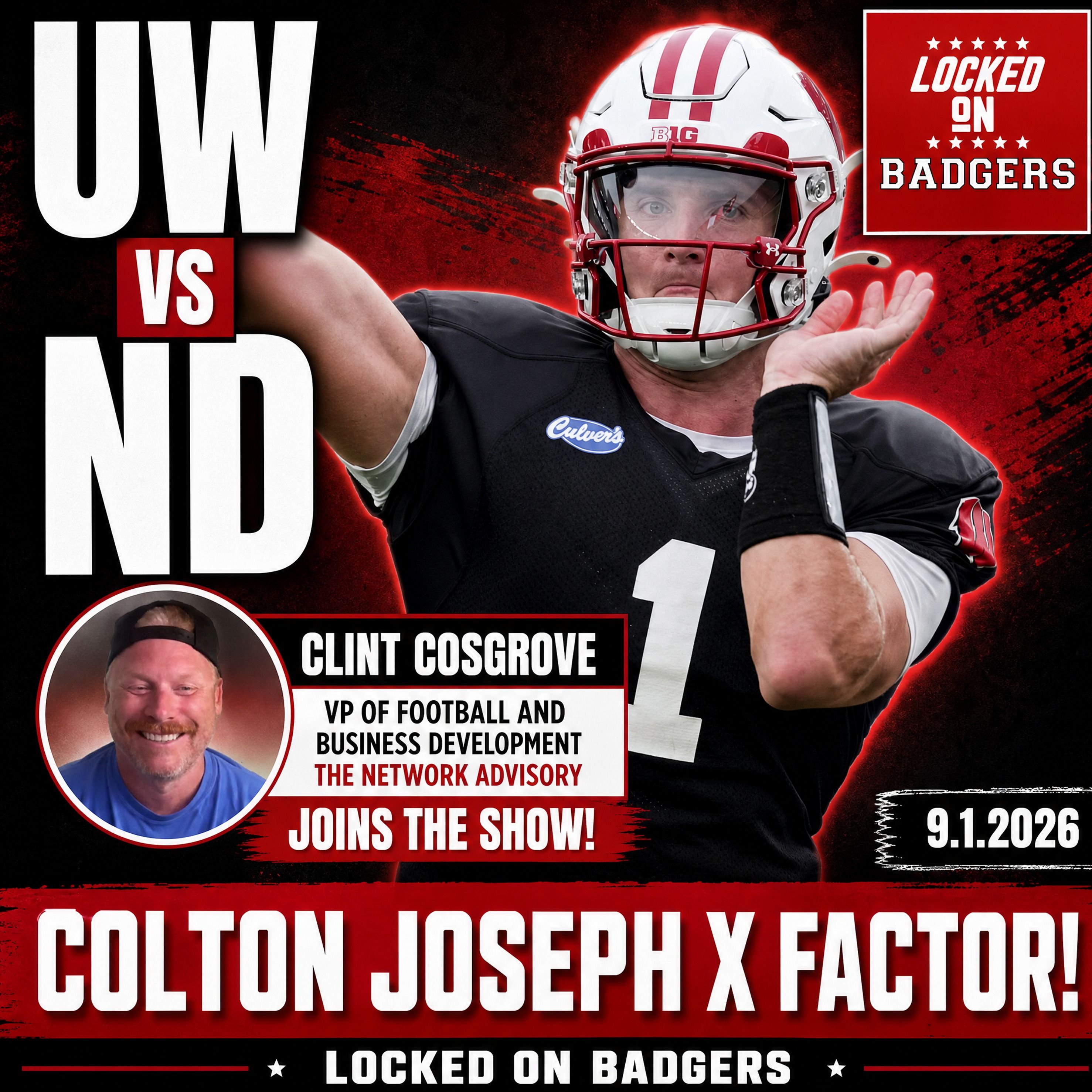 COLTON JOSEPH is the X-FACTOR for the Wisconsin Badgers AGAINST Notre Dame!
