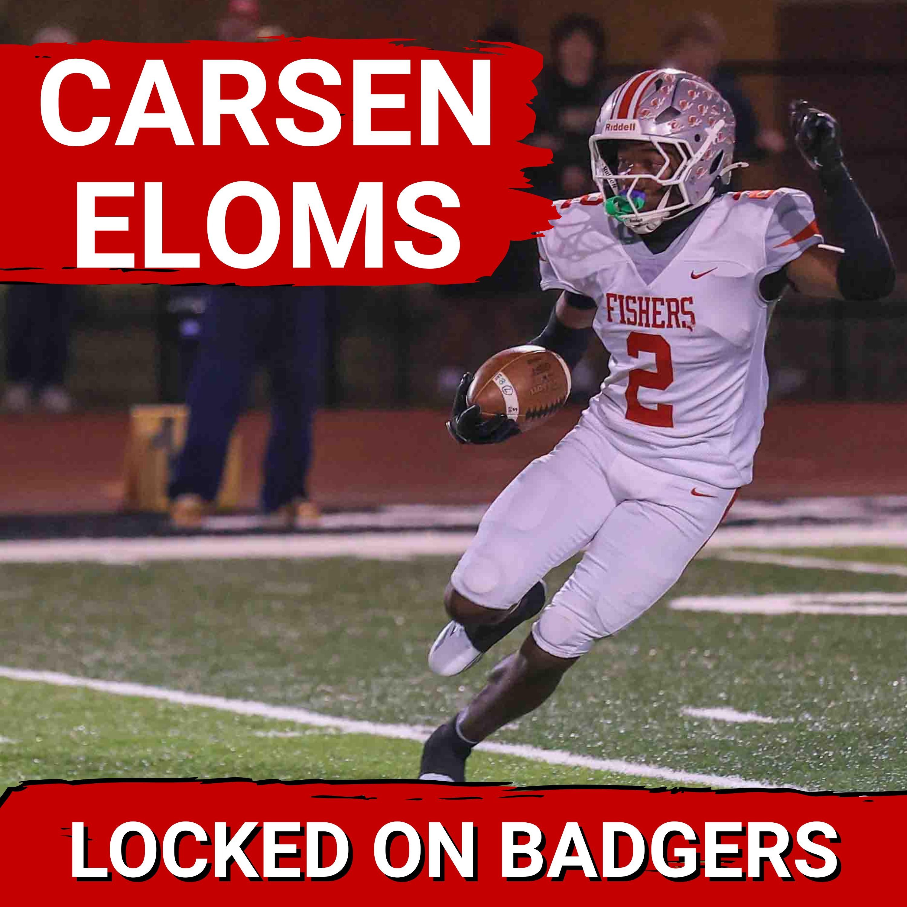 CARSEN ELOMS joins the SHOW! Wisconsin Badgers 2026 COMMIT talks NSD and the his SENIOR season!