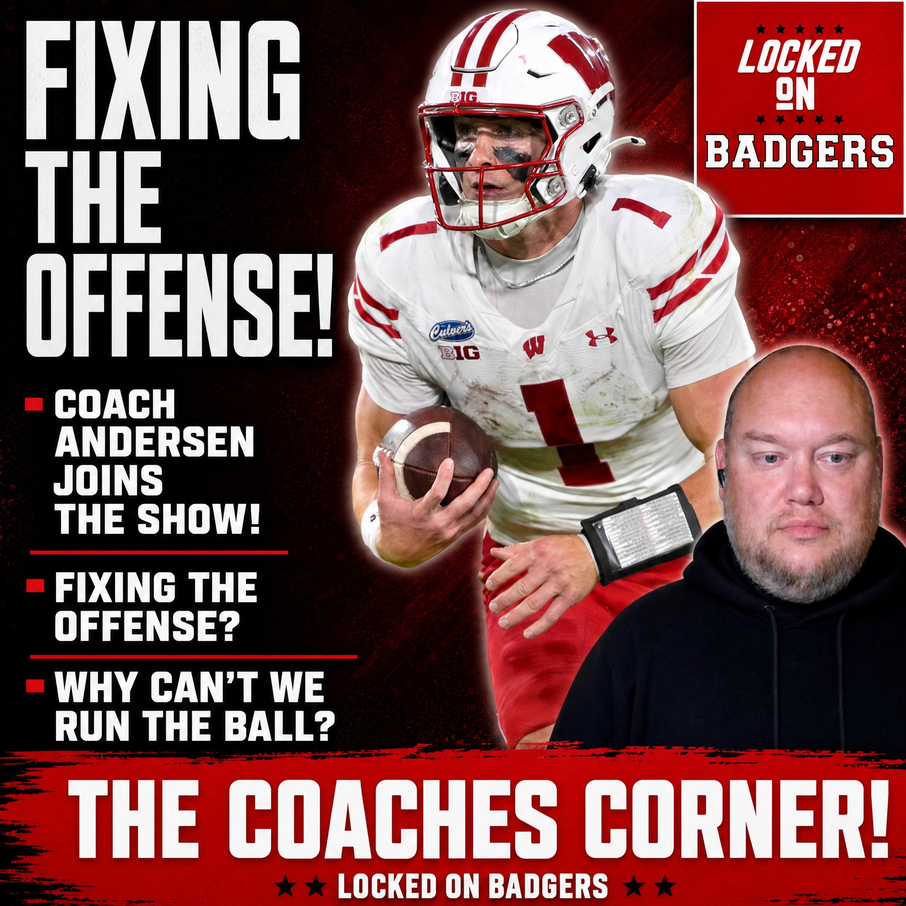 STUCK: Can Wisconsin Badgers FIX Their Running Game? Colton Joseph NEEDS Abu Sama to GET GOING! episode artwork