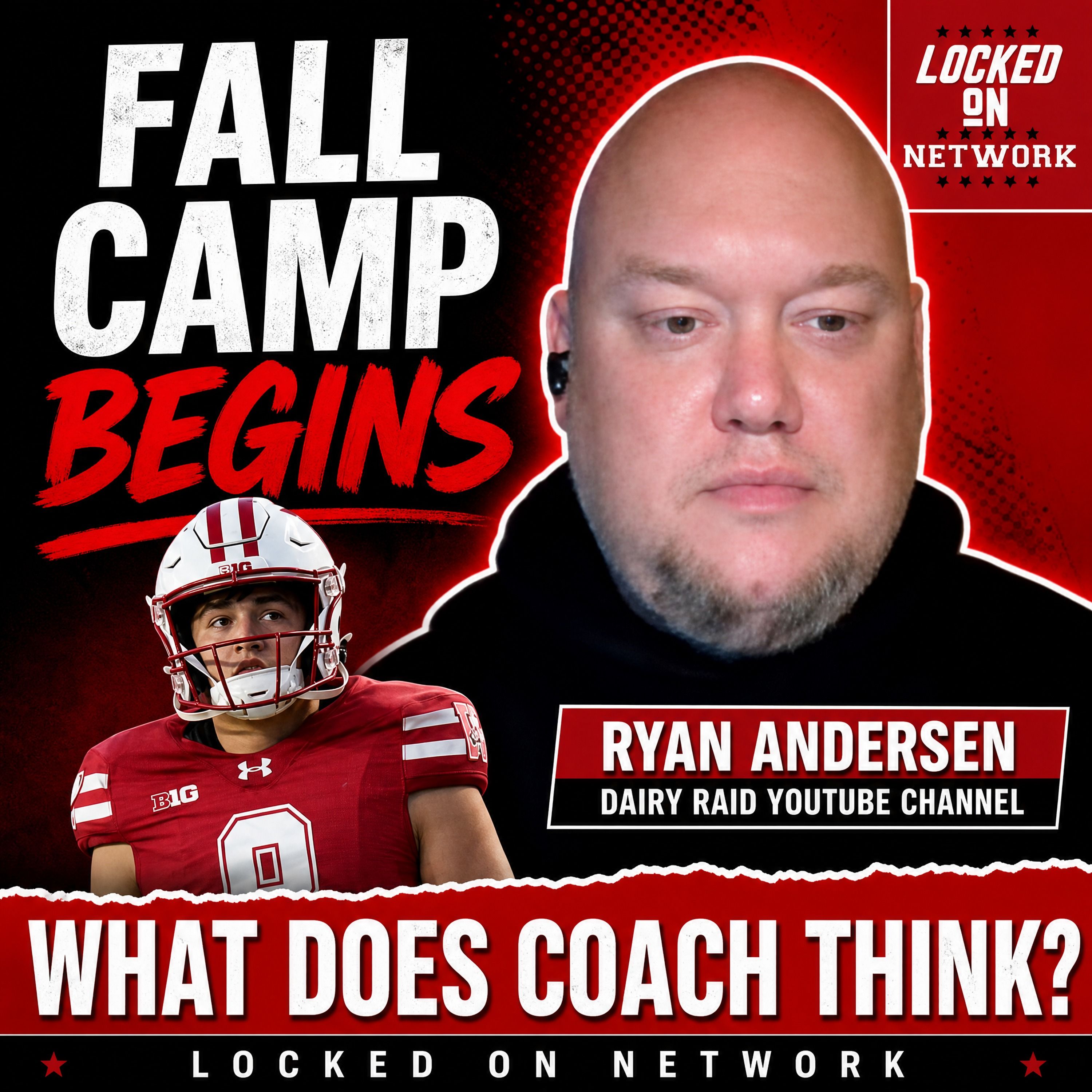 BADGERS’ WR ROTATION: Coach Andersen EXPLAINS Critical Receiver Usage for Chris Brooks Jr. & Company