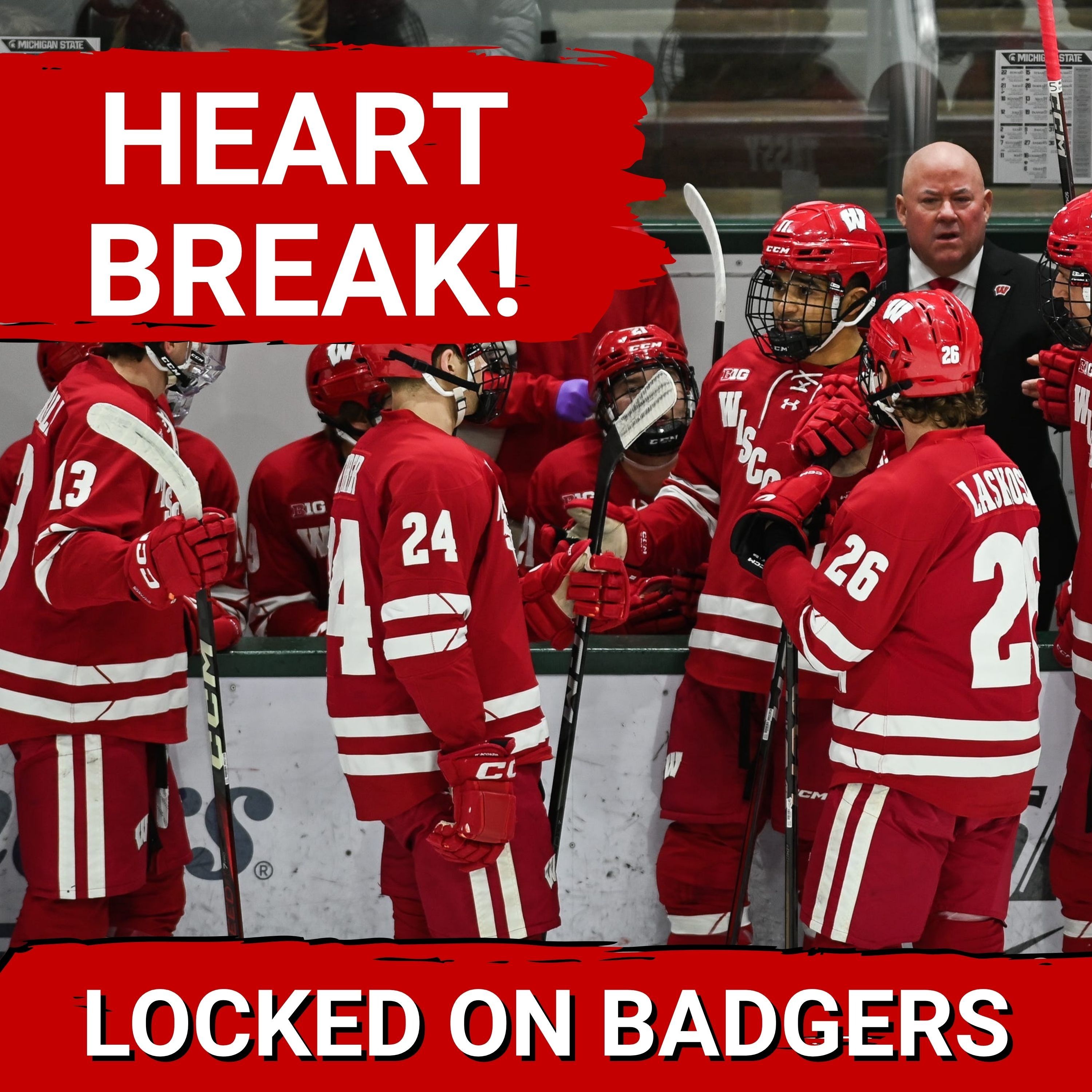 HEARTBREAK: Wisconsin Badgers MEN'S HOCKEY falls JUST SHORT in the Championship game!