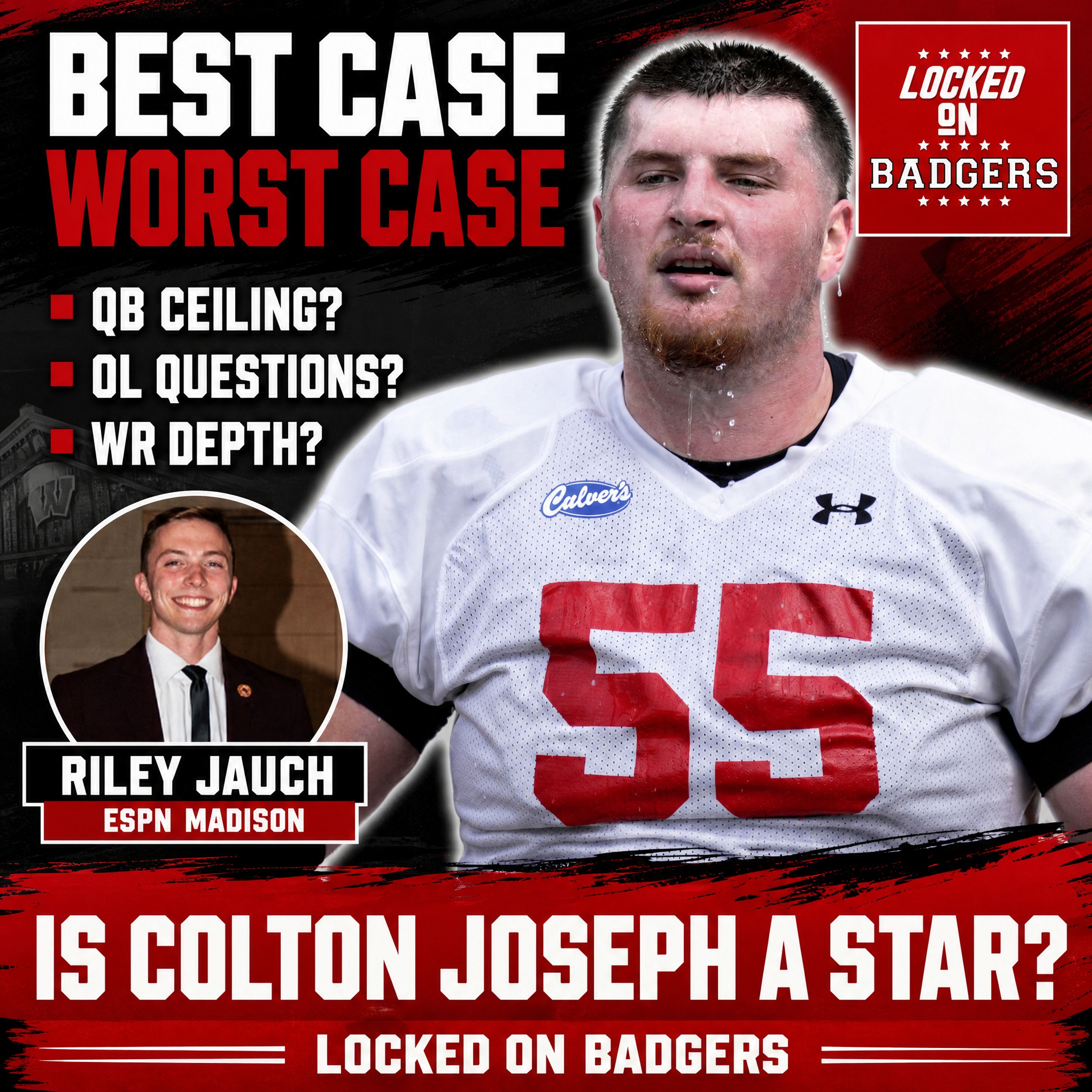 UNCERTAINTY: Wisconsin Badgers Face OFFENSIVE LINE Questions vs. Notre Dame with KEY injuries!