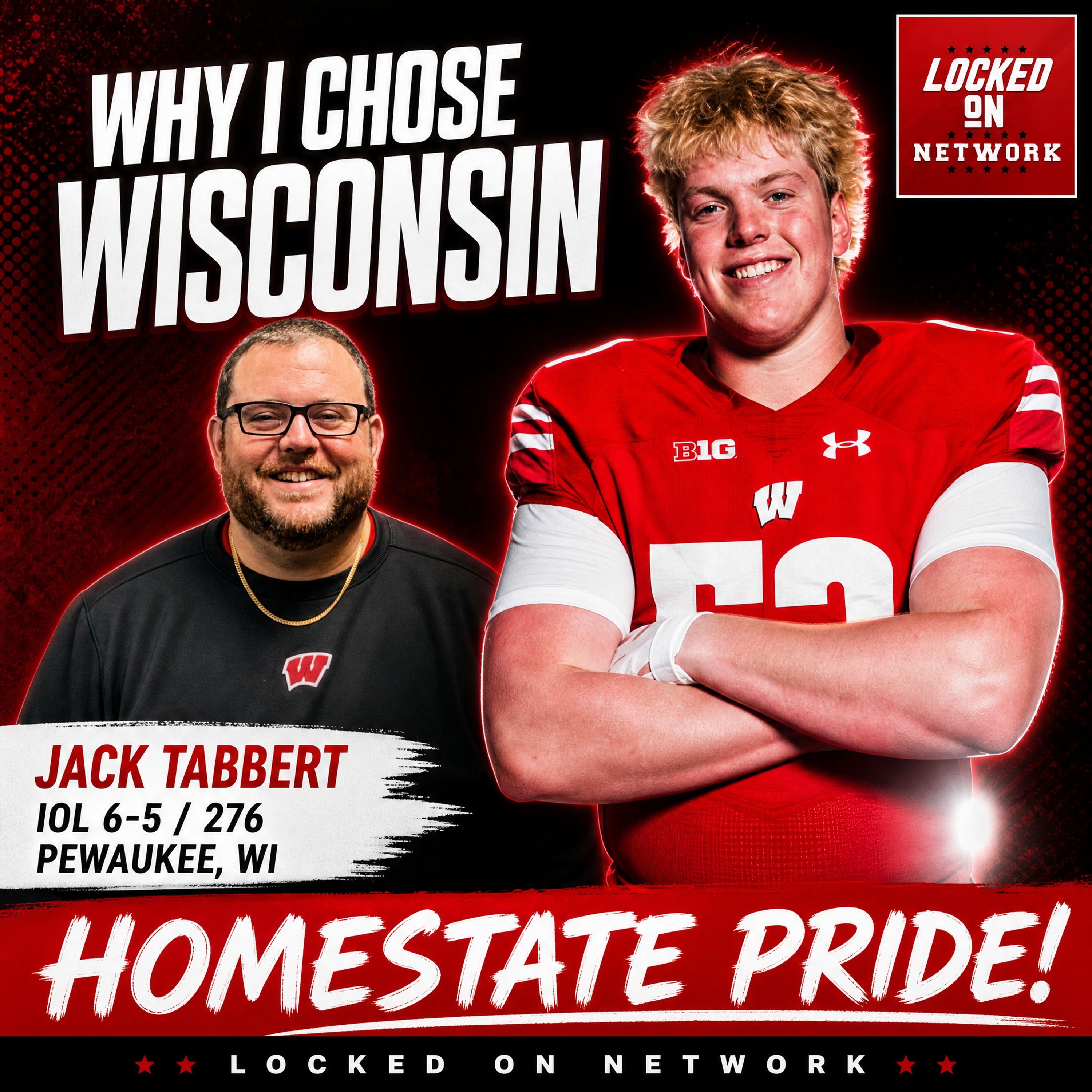 WISCONSIN PRIDE: Jack Tabert Reveals Why He Chose to FLIP and COMMIT to the Badgers 2027 Class