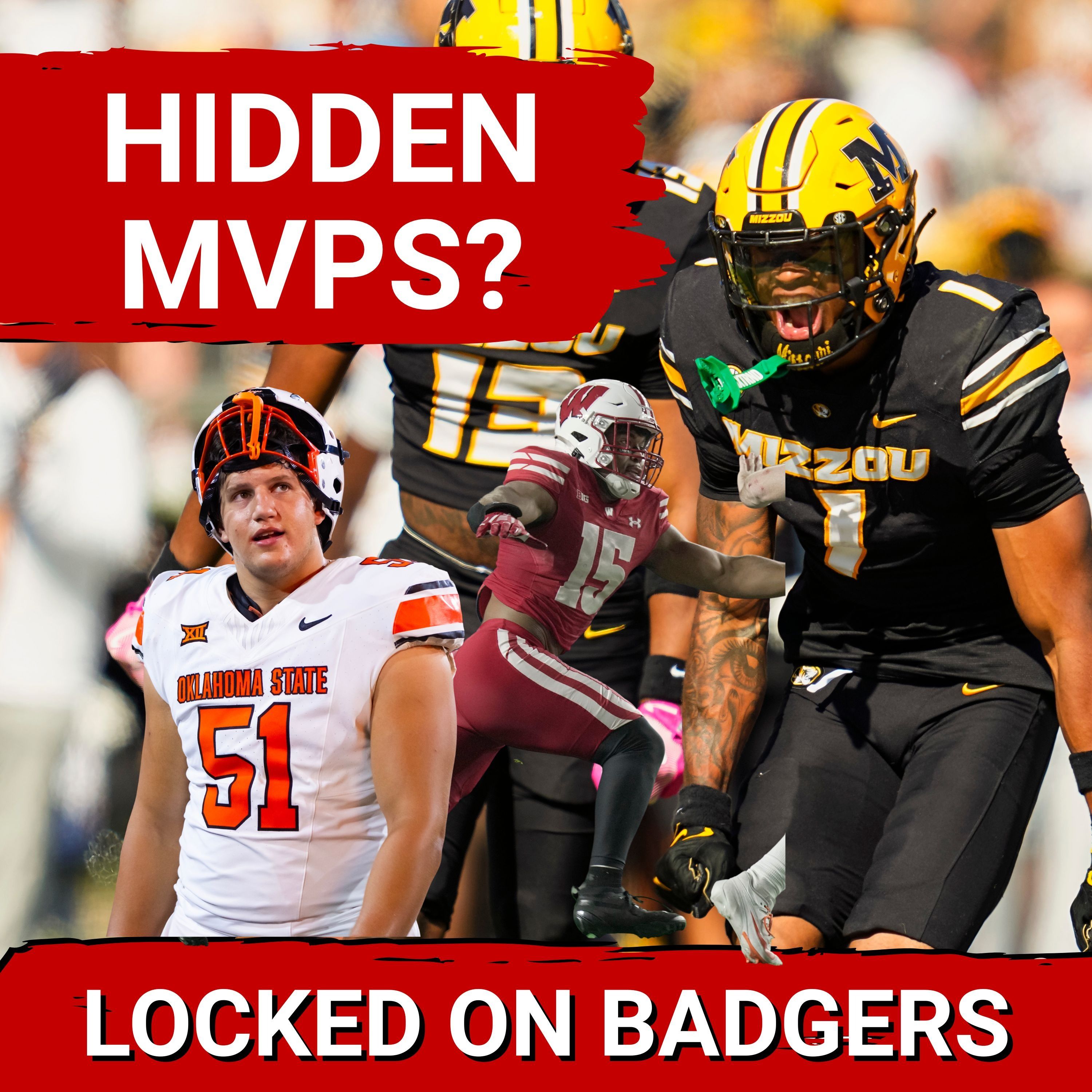 HIDDEN MVPs! Most IMPORTANT Wisconsin Badgers FOOTBALL players this year! Q/A SHOW!