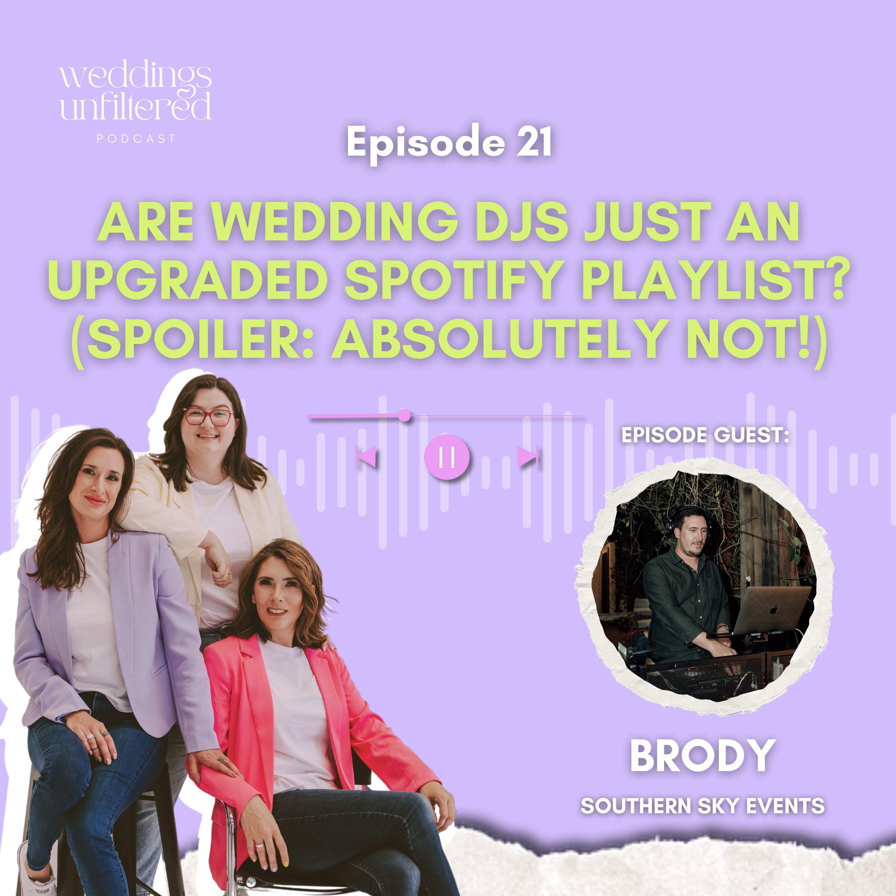 Are Wedding DJs Just an Upgraded Spotify Playlist? (Spoiler: Absolutely Not!) episode artwork