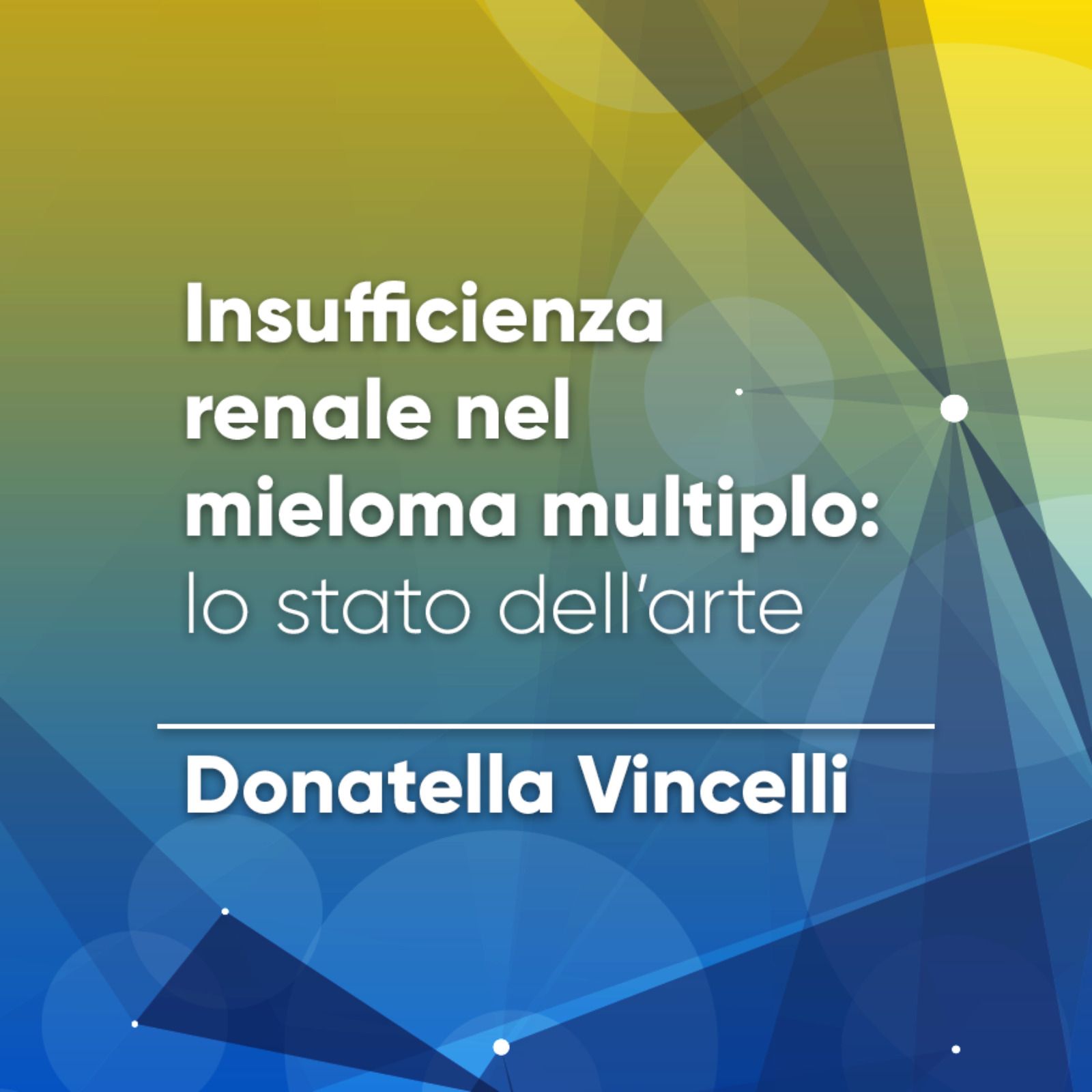 Insufficienza renale nel mieloma multiplo: lo stato dell’arte Insufficienza renale nel mieloma multiplo: lo stato dell’arte