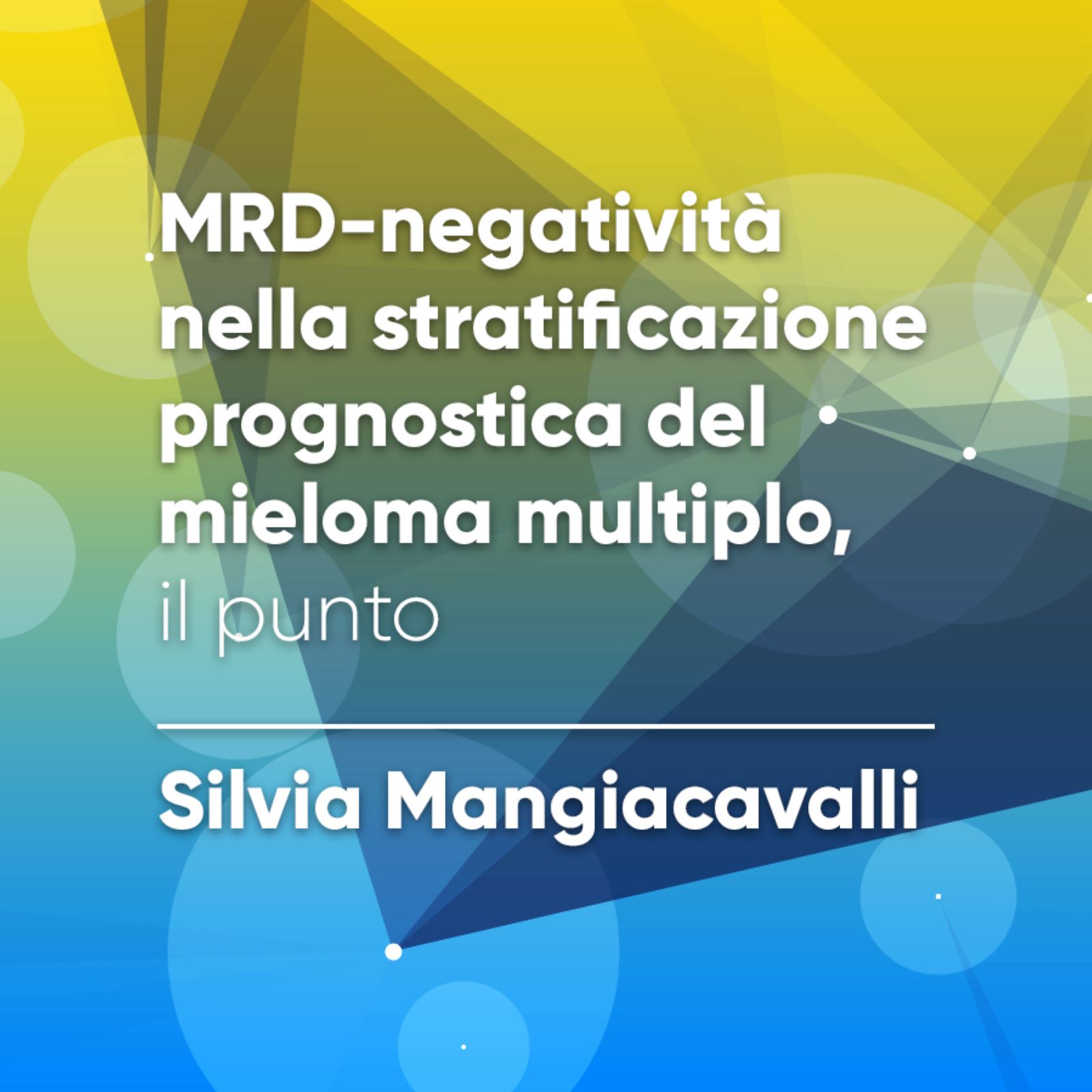 MRD-negatività nella stratificazione prognostica del mieloma multiplo, il punto MRD-negatività nella stratificazione prognostica del mieloma multiplo, il punto