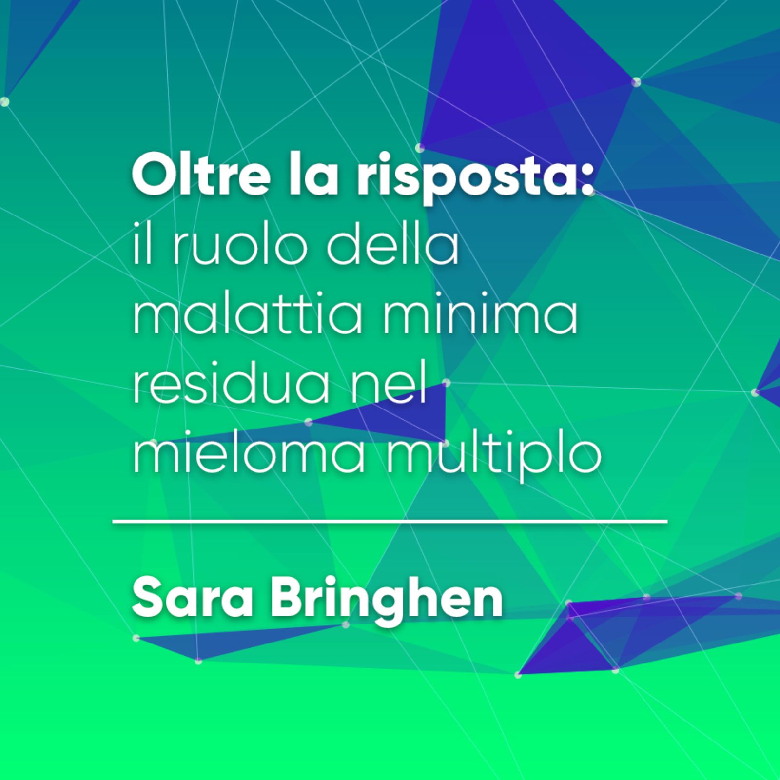 Oltre la risposta: il ruolo della malattia minima residua nel mieloma multiplo Oltre la risposta: il ruolo della malattia minima residua nel mieloma multiplo