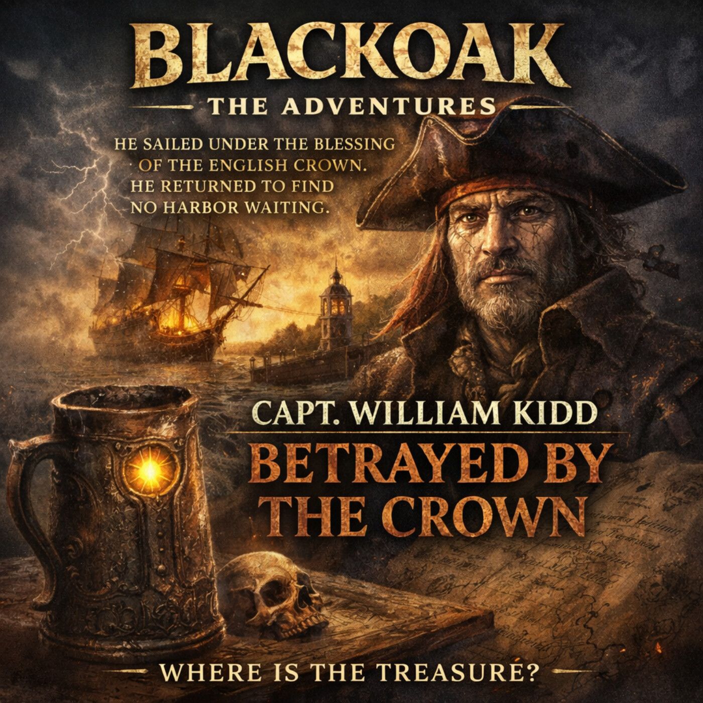 BLACKOAK: The Betrayal of Captain Kidd — Gold, Lies, and the Rope That Held