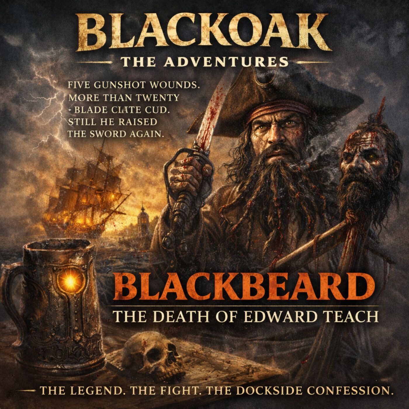 BLACKOAK: The Head in the Water BLACKBEARD — What the Man on Maynard's Deck Told No Official Record