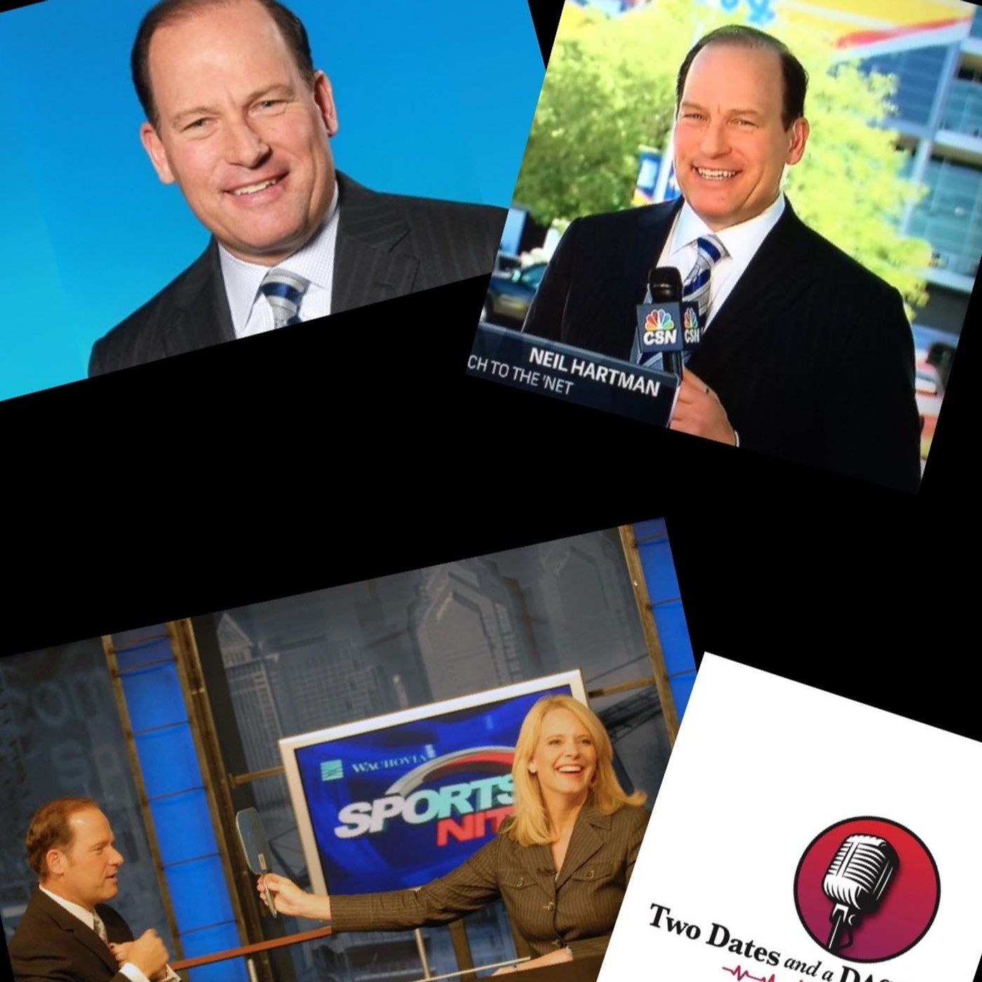 Two Dates and a Dash Podcast Episode 131:  Neil Hartman, Legendary Emmy Award Winning Philadelphia Sports TV Anchor