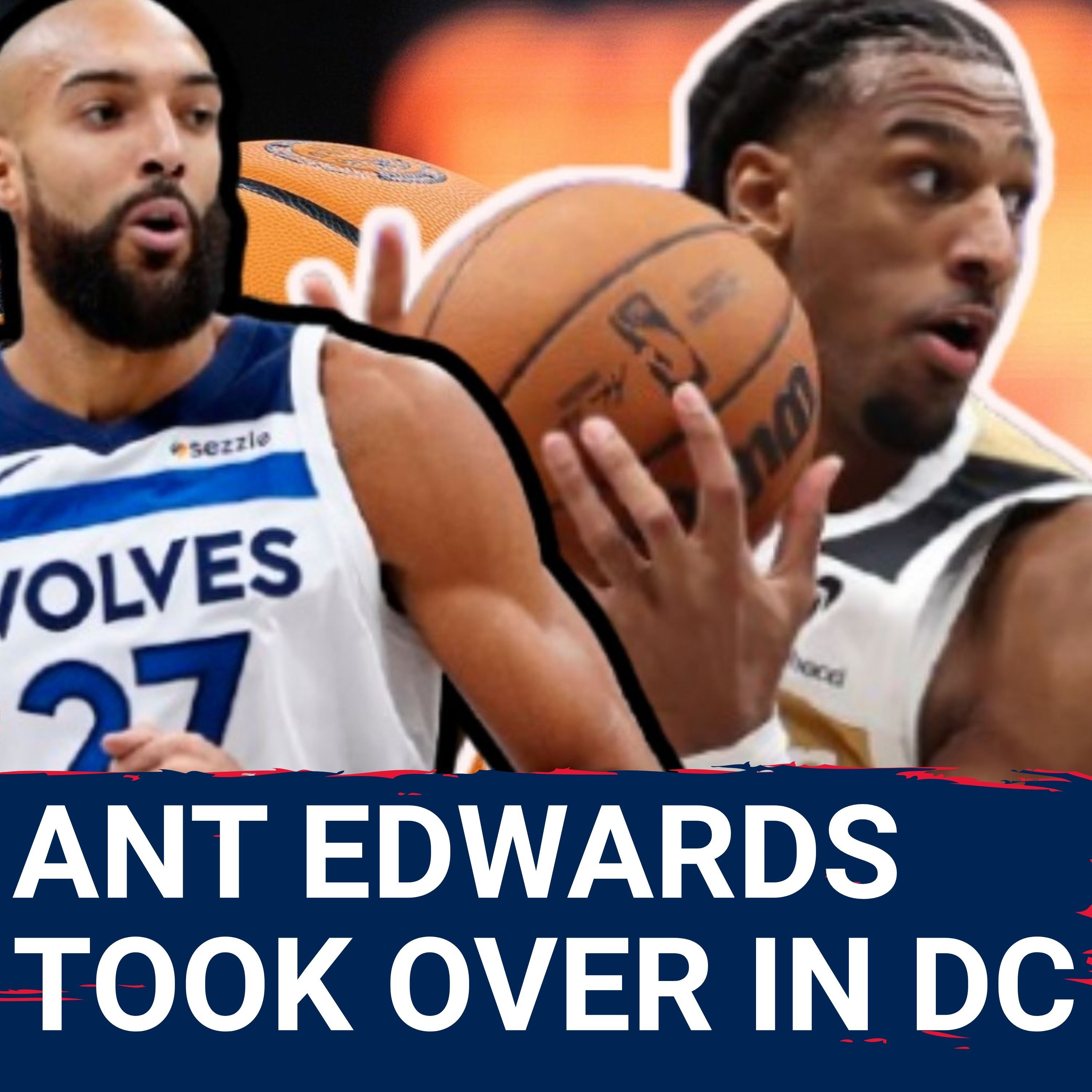 Alex Sarr HUMBLED in Washington Wizards Blowout Loss | Rudy Gobert and Edwards BROKE Everything