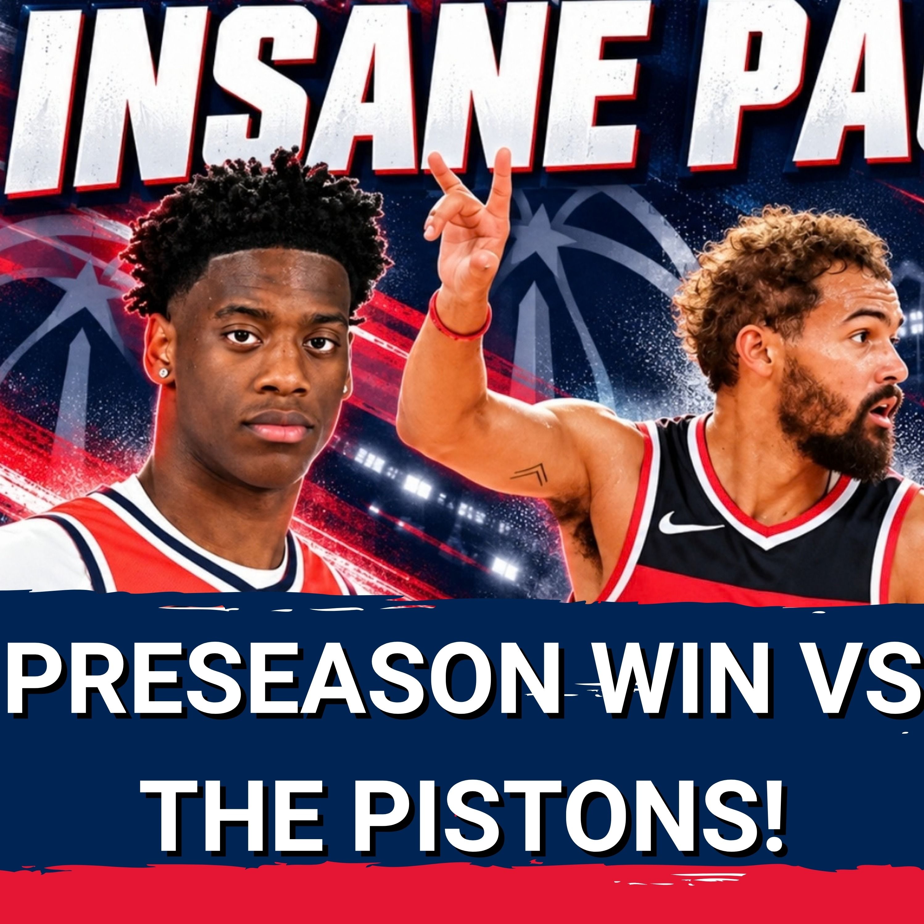 AJ Dybantsa and the Wizards are DANGEROUS in Transition | Tre Johnson's MICROWAVE Role Revealed episode artwork