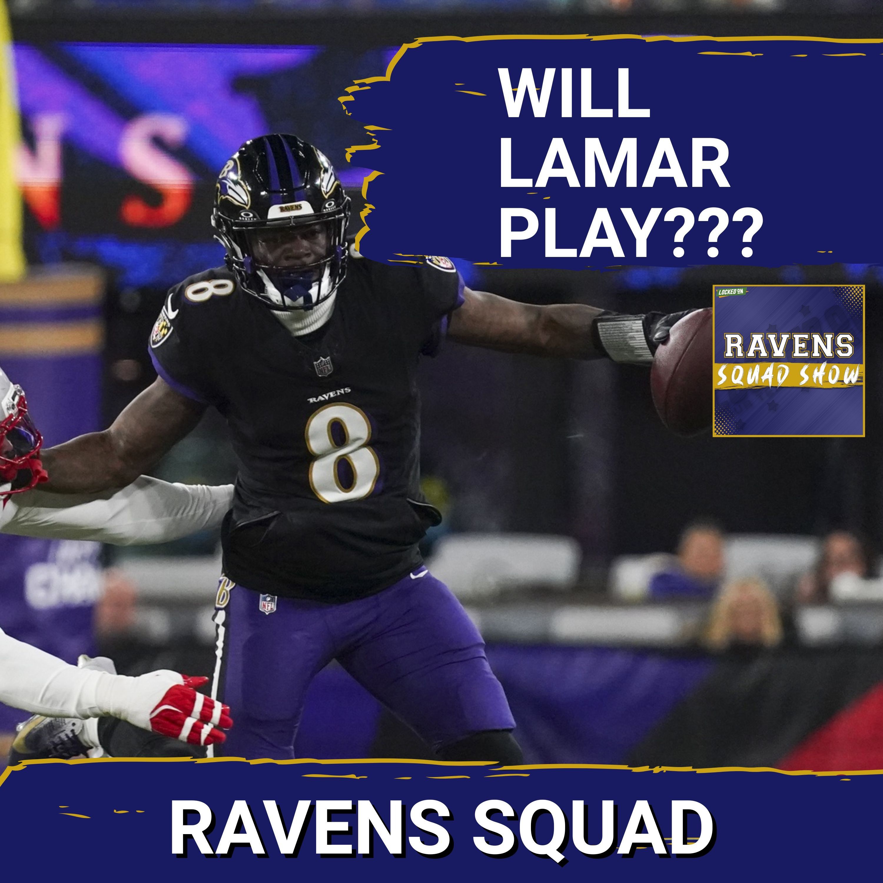 RAVENS SQUAD SHOW: Lamar Jackson MISSES Baltimore Ravens practice AGAIN, status IN DOUBT for Packers