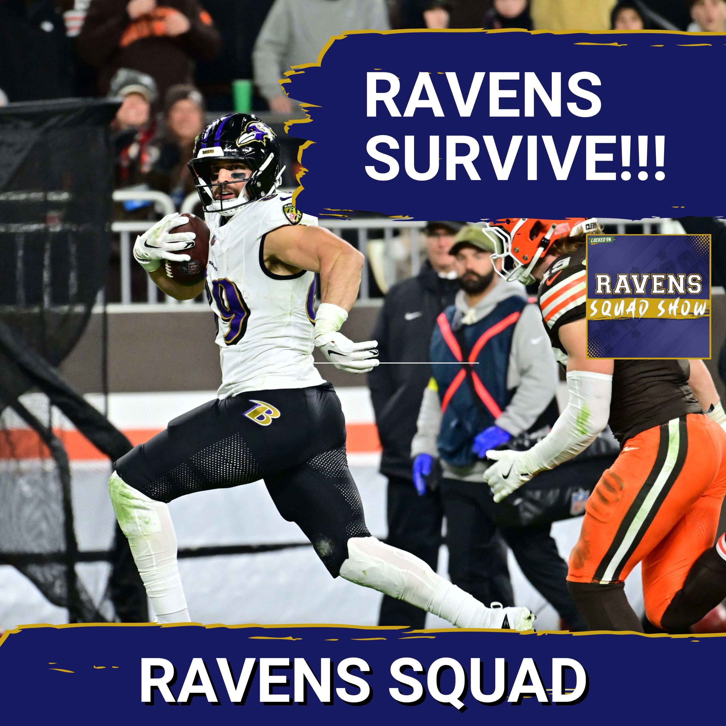 RAVENS SQUAD SHOW: Baltimore Ravens SURVIVE tough encounter against Cleveland Browns