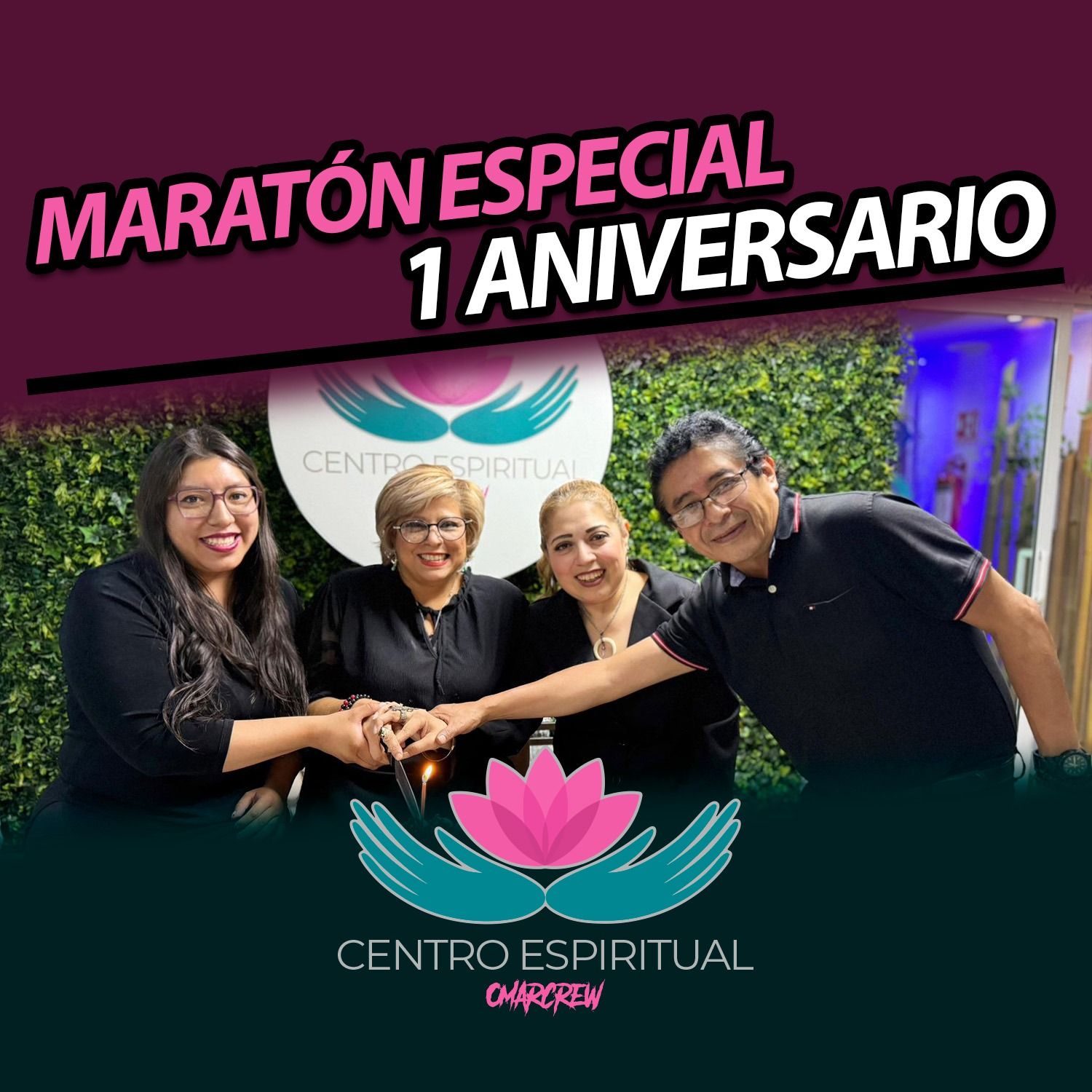 MARATÓN ESPECIAL POR EL 1ER ANIVERSARIO DEL CENTRO ESPIRITUAL OMARCREW episode artwork