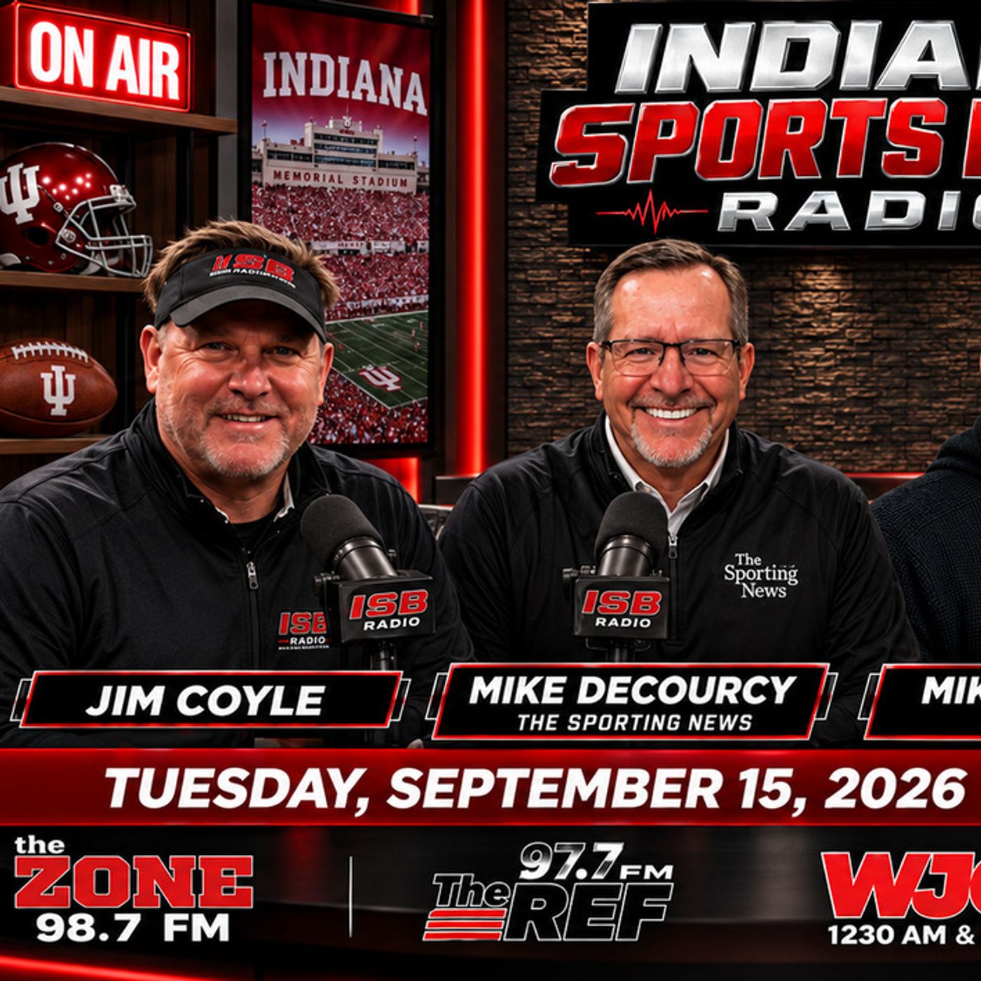 9-16-26 Jim Coyle and Coach Griff with Mike DeCourcy and Mike Nizolek episode artwork