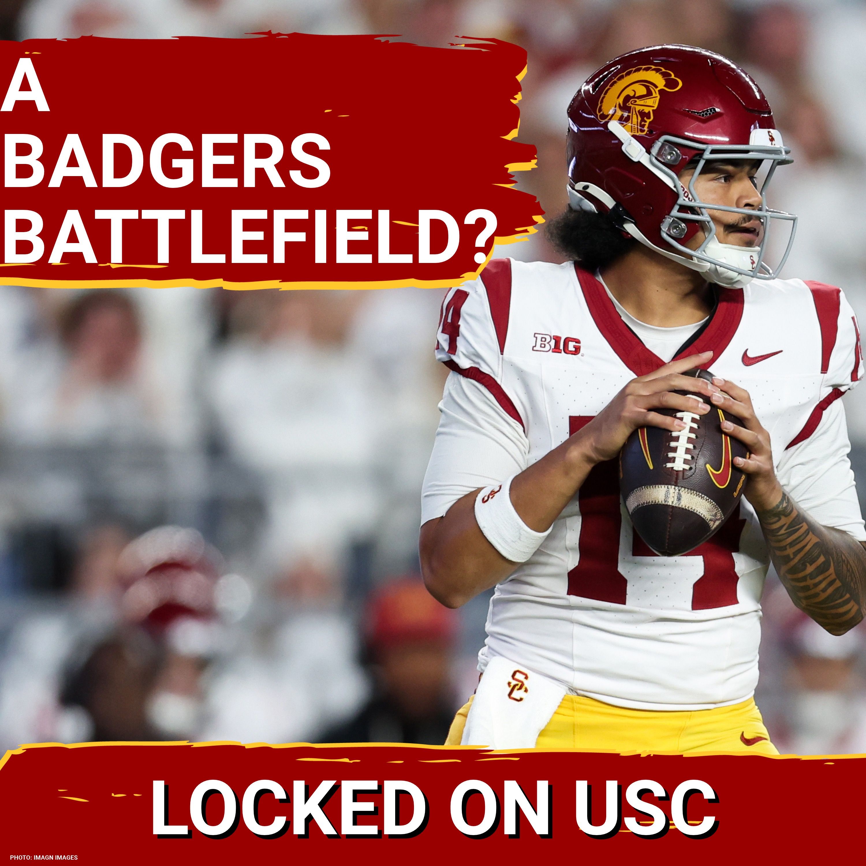 PRESSURE MOUNTS: Lincoln Riley, USC, and Jayden Maiava Battle Wisconsin At Camp Randall In This Crossover Show episode artwork