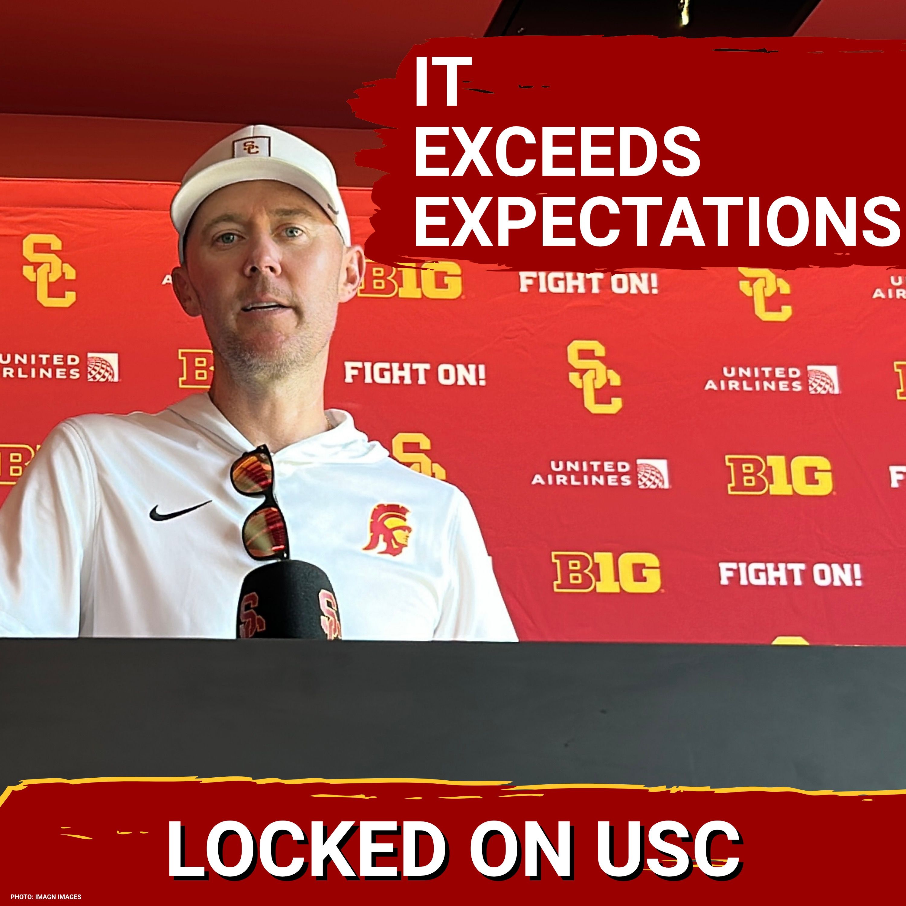 EXCEEDING EXPECTATIONS: USC Fall Camp Day 2 Has Coach Riley Living Inside A Good Place! episode artwork
