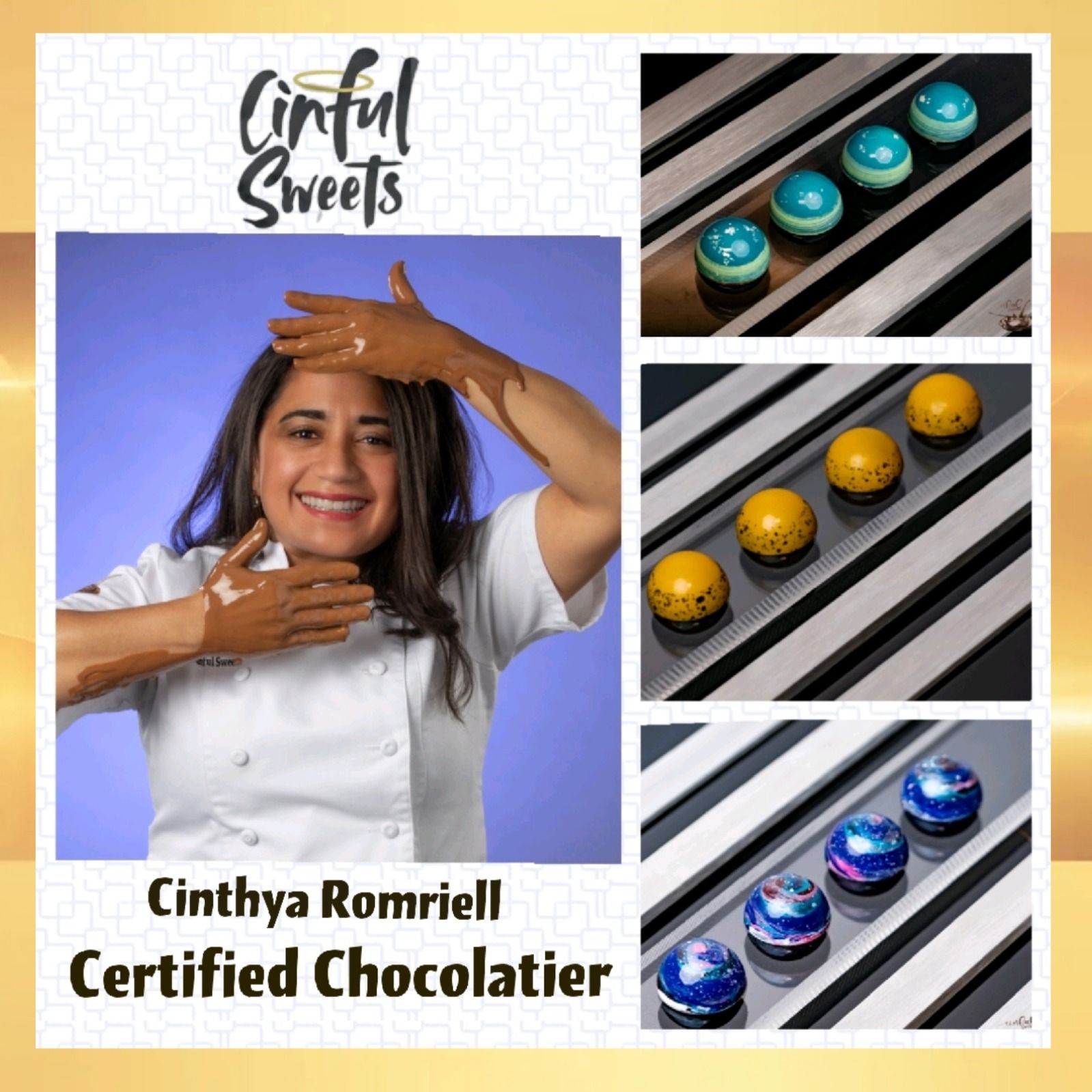 Cinful Sweets: A Passion for Chocolate with Cinthya Romriell,  Certified Chocolatier