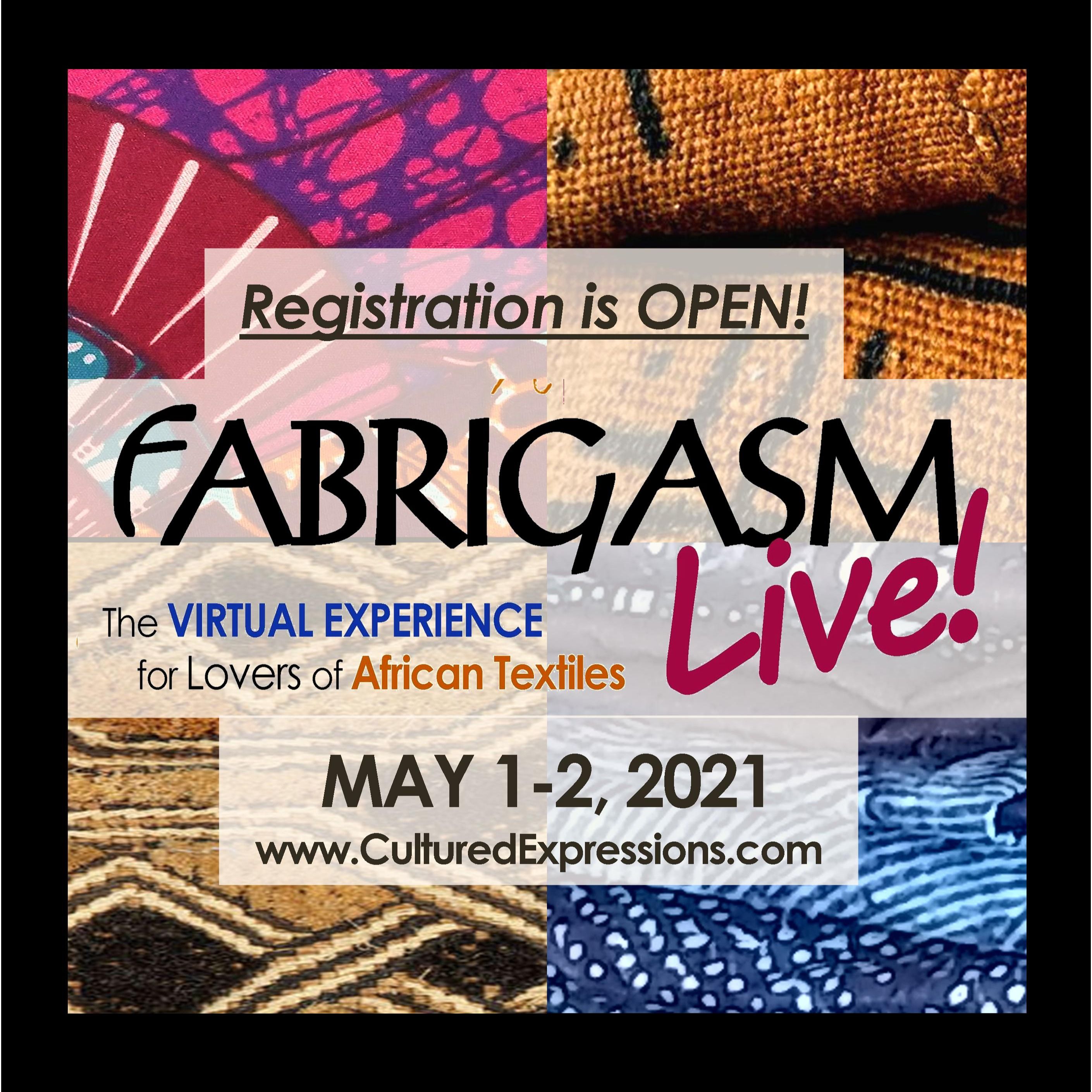 Fabrigasm Live!: A Virtual Experience for Lovers of African Textiles