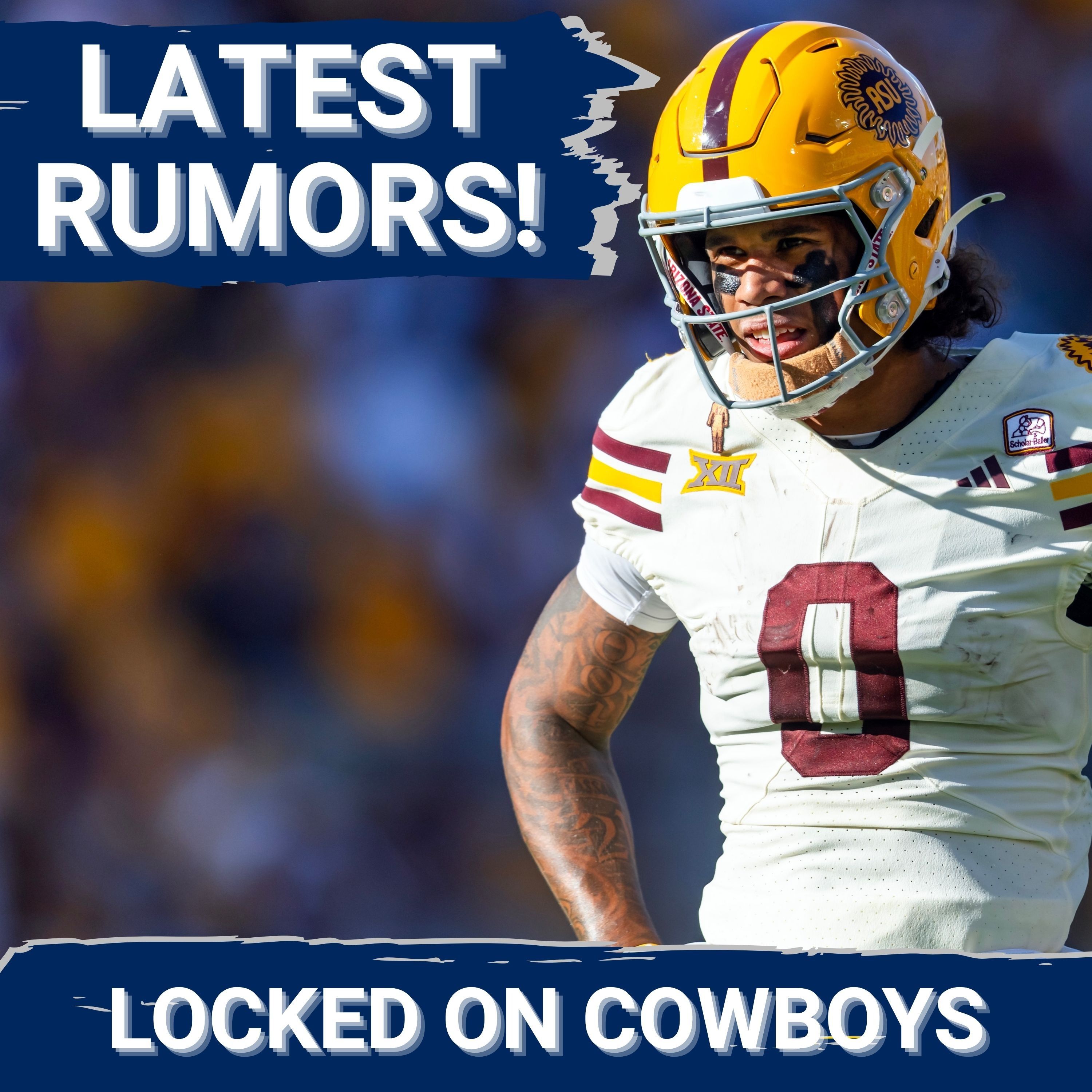 COWBOYS RUMORS: Dallas May PURSUE Jordyn Tyson at No. 12—Draft SHOCK or Smokescreen? — Locked On Cowboys - Daily Podcast On The Dallas Cowboys cover