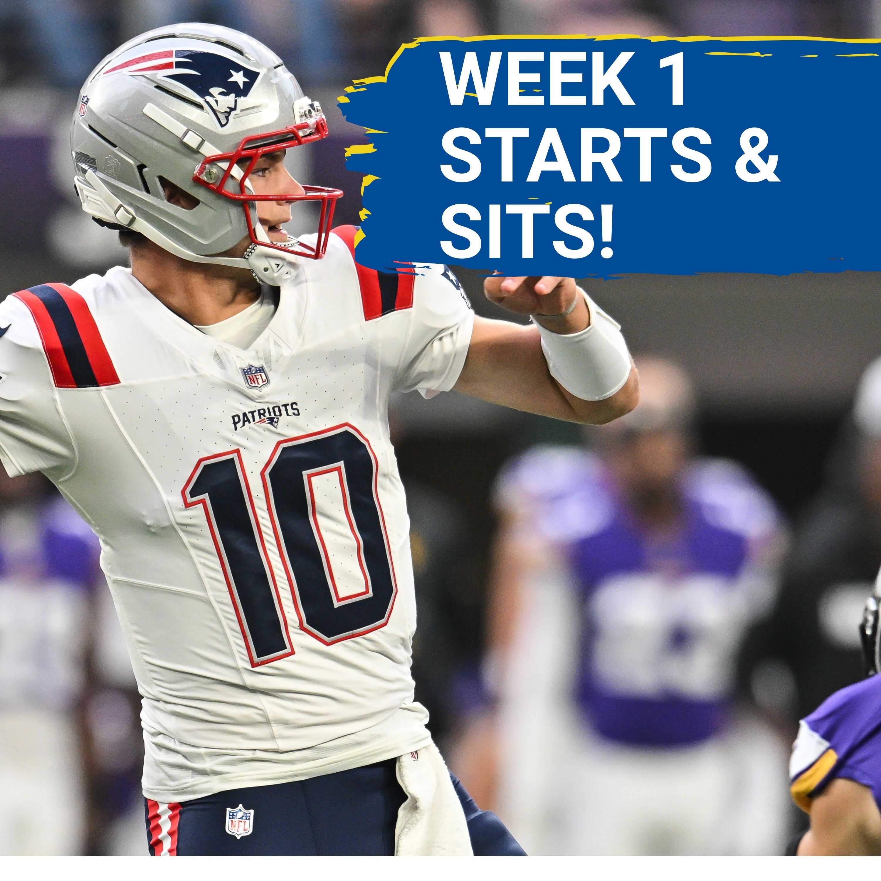 Top STARTS and SITS Ahead of Week 1 | BENCH Justin Fields and Breece Hall?