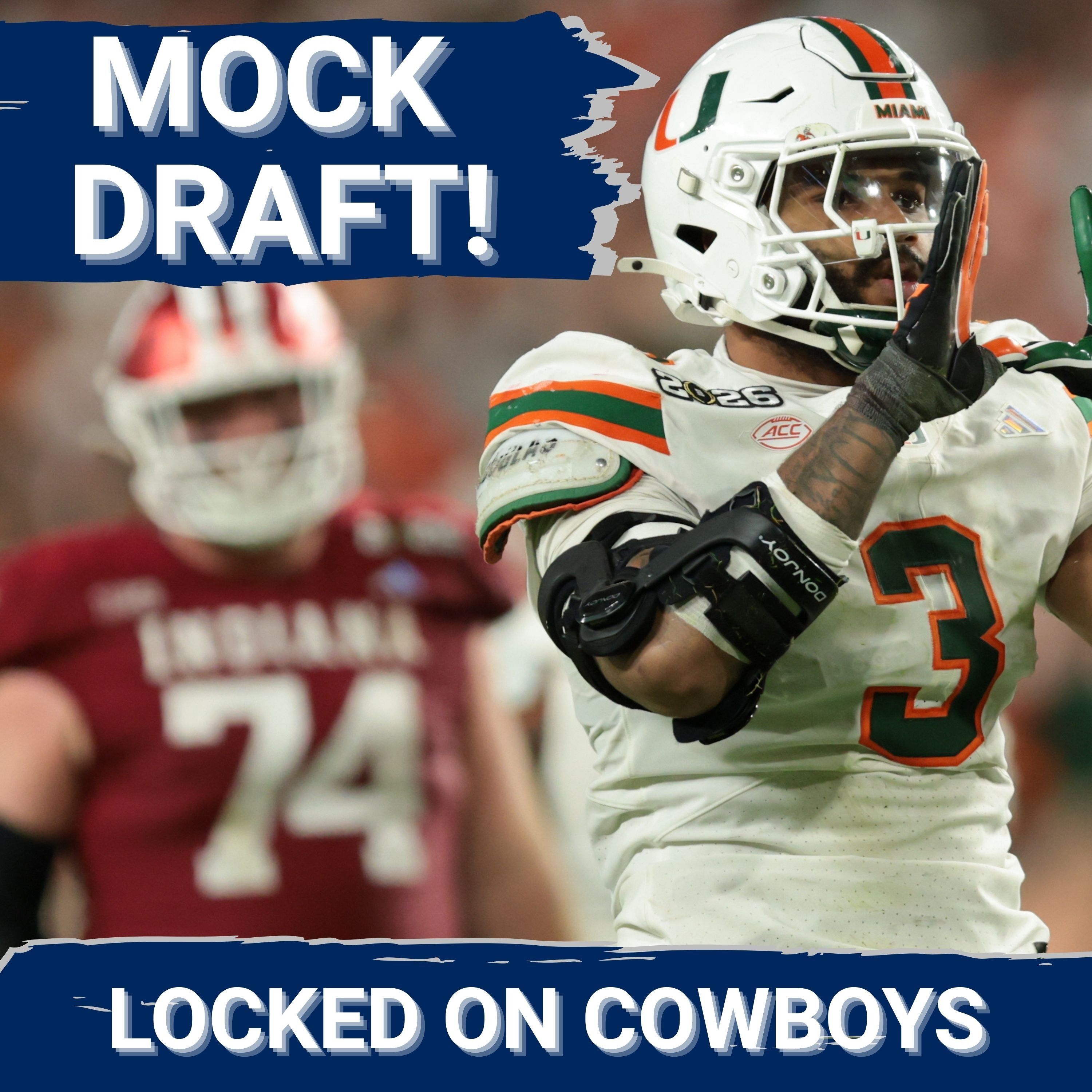 MOCK STRATEGY: Can The Dallas Cowboys Afford To IGNORE EDGE Need In Round 1?