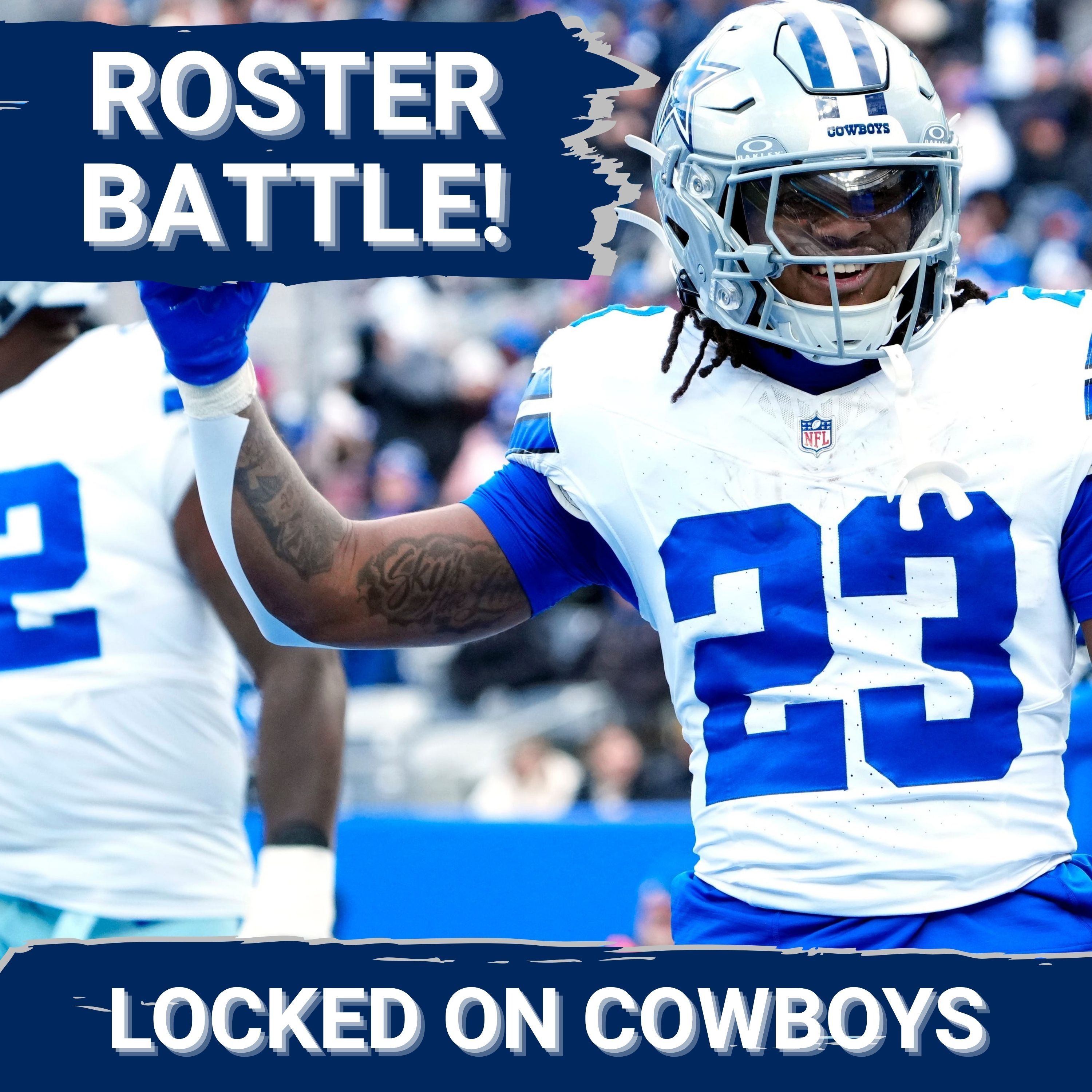 ROSTER CRUNCH: Who Should the Cowboys CUT or KEEP behind Javonte Williams | 53-Man Roster Update! — Locked On Cowboys - Daily Podcast On The Dallas Cowboys cover