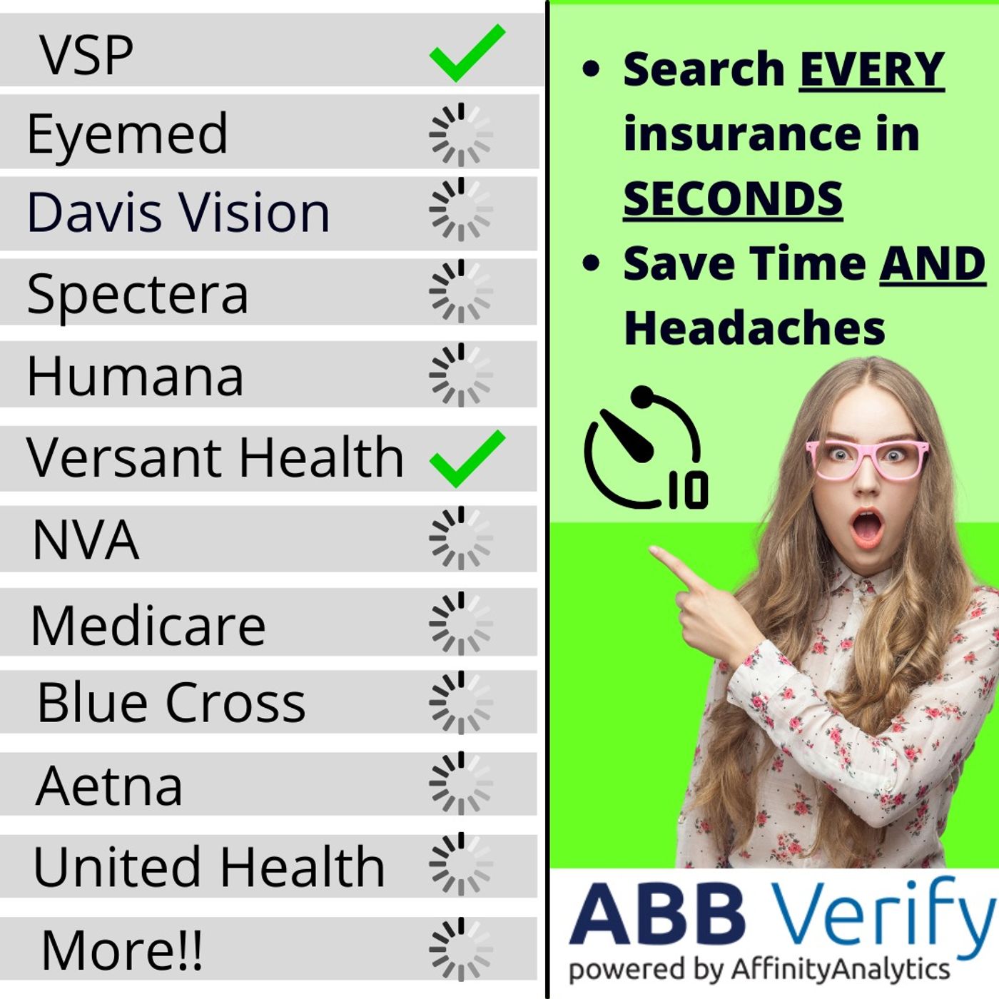 Automate Insurance Verification | Medical + Vision