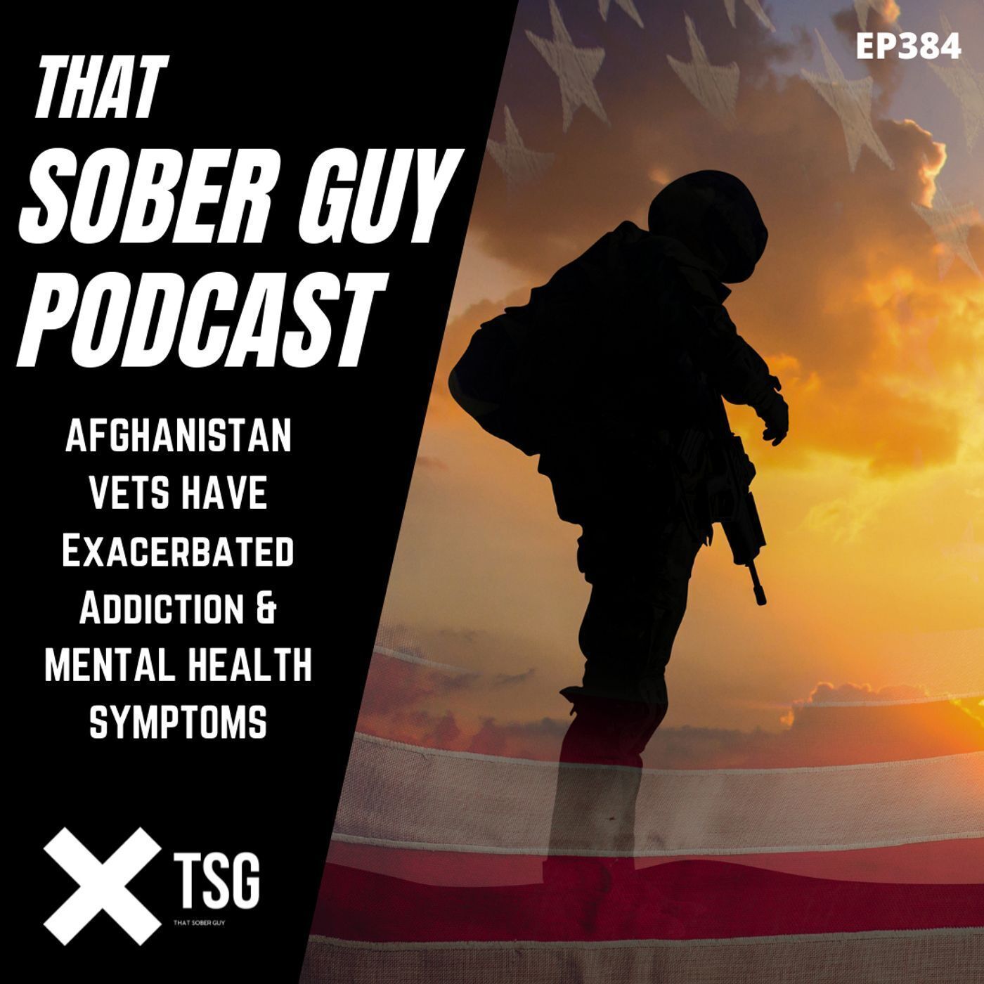 TSG Ep384 - Afghanistan Vets Have Exacerbated Addiction & Mental Health Symptoms episode artwork