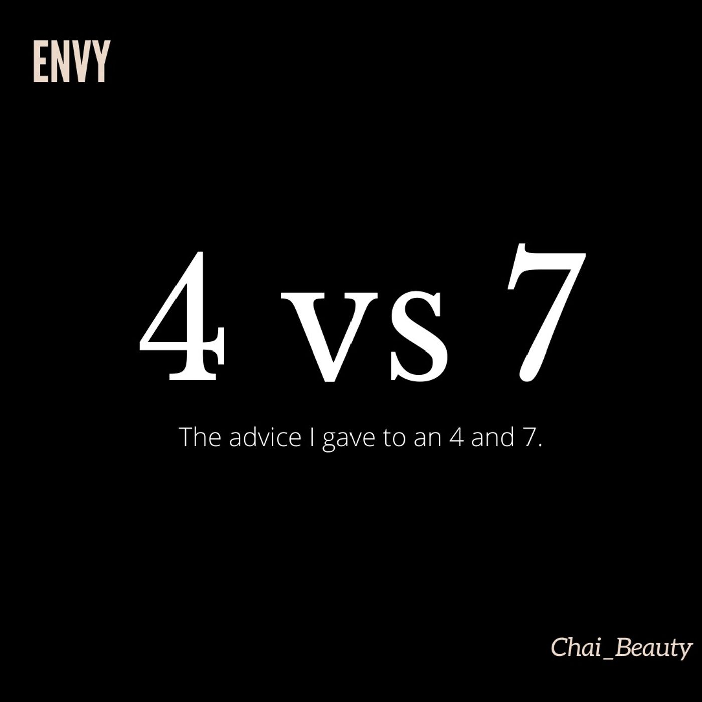 I gave advice to a 4