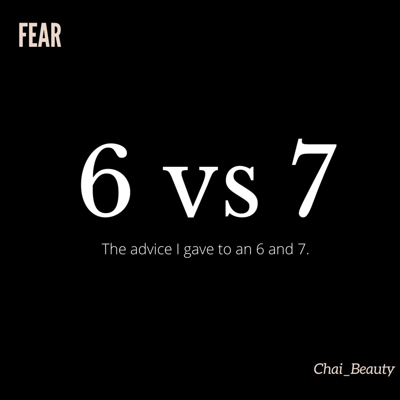 I gave advice to a 6