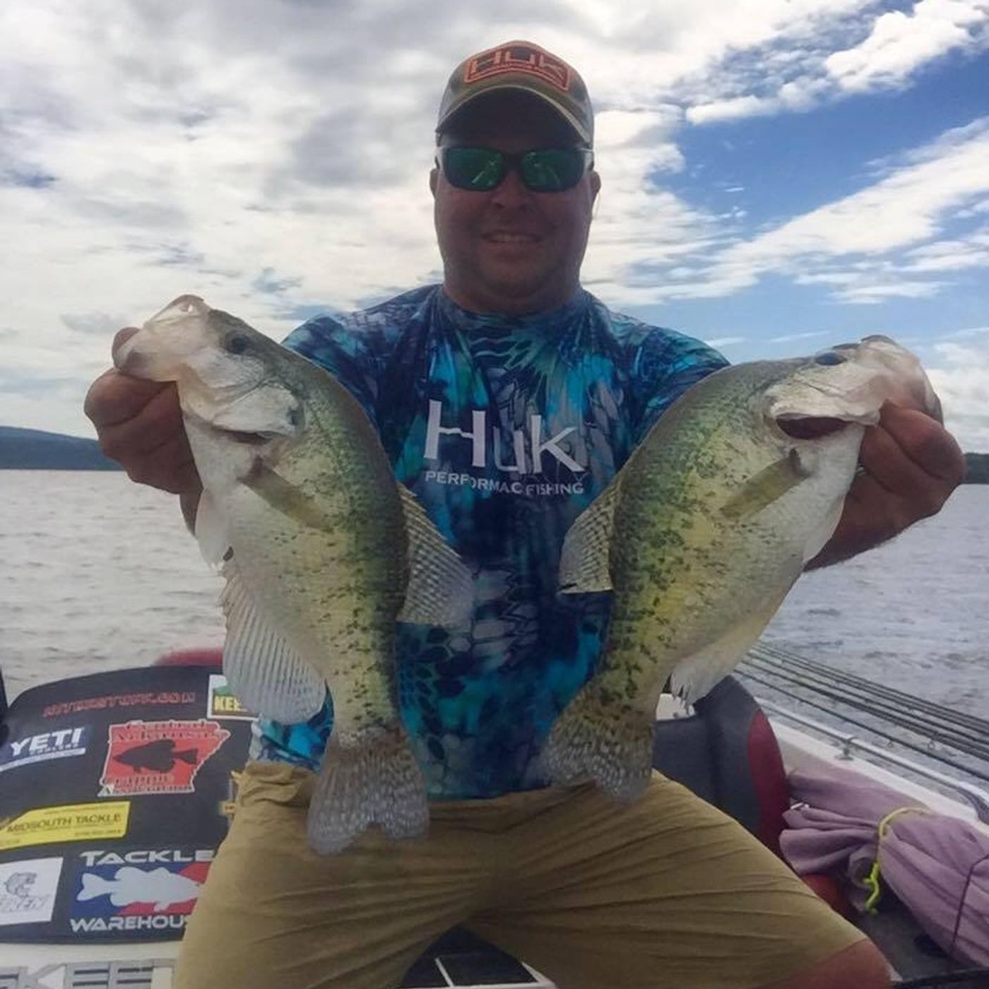 Pro Crappie Fisherman Scott Black