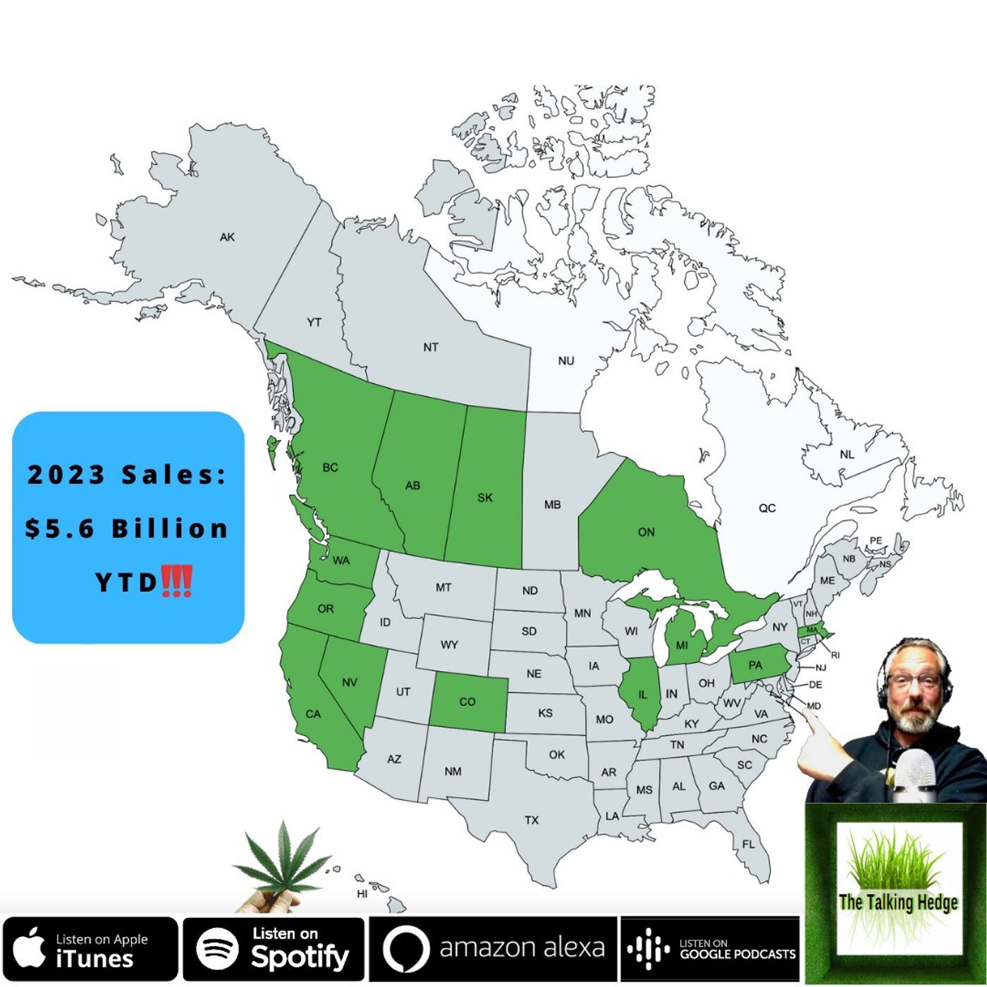 N.A. Cannabis Sales Update