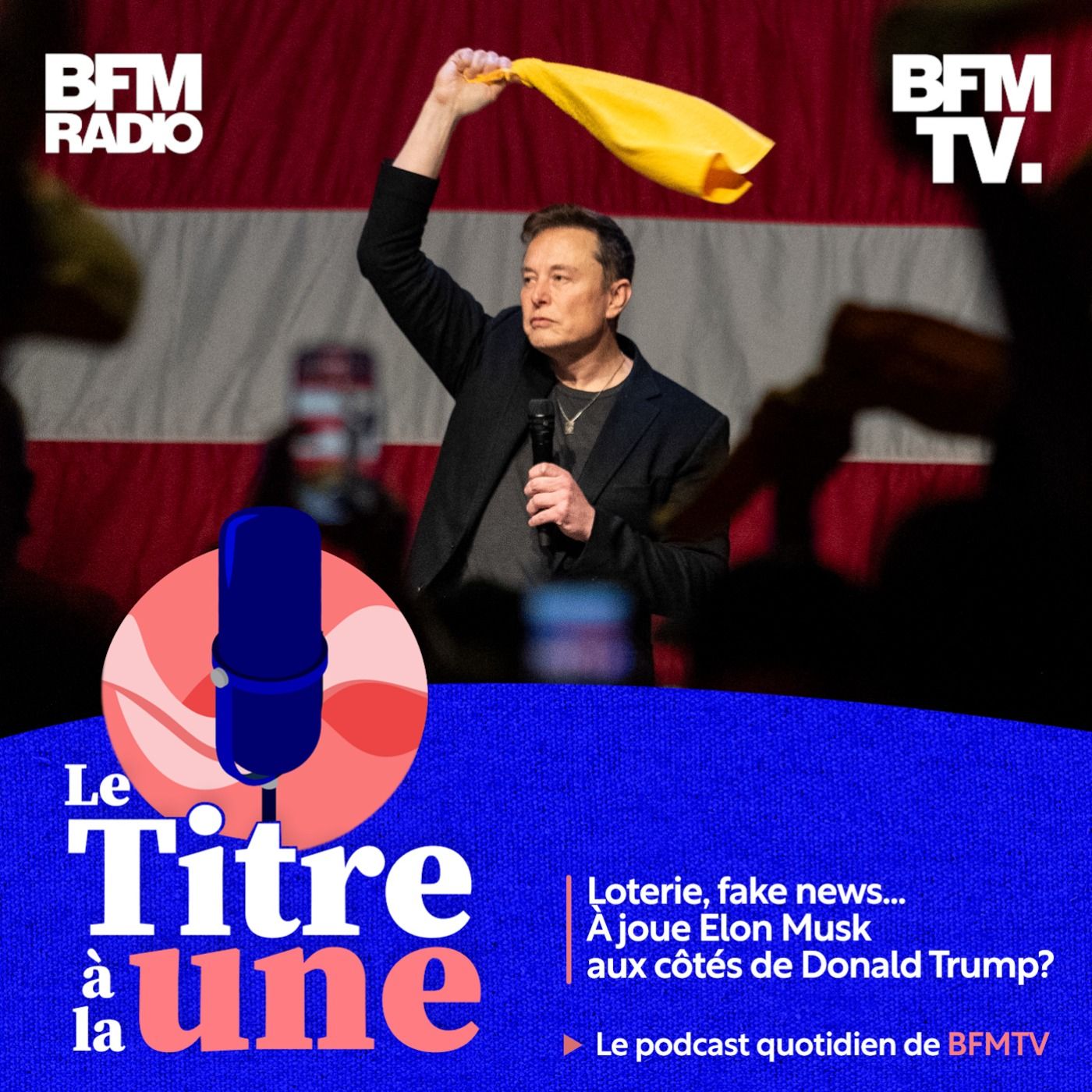 Loterie, fake news... À quoi joue Elon Musk aux côtés de Donald Trump?